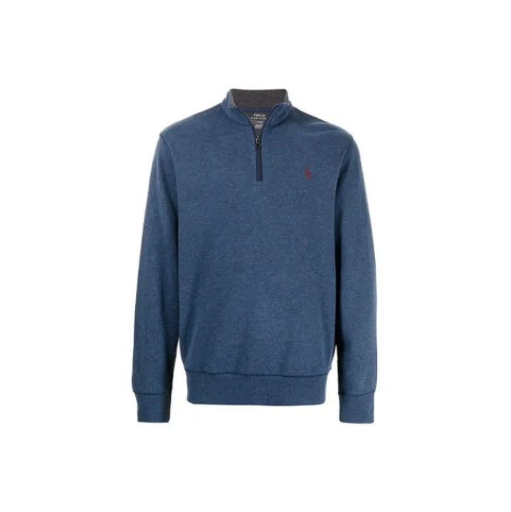 Polo Ralph Lauren Polo Ralph Lauren Embroidered Logo Half-Zip Sweatshirt Size US XL / EU 56 / 4 - 1 Thumbnail