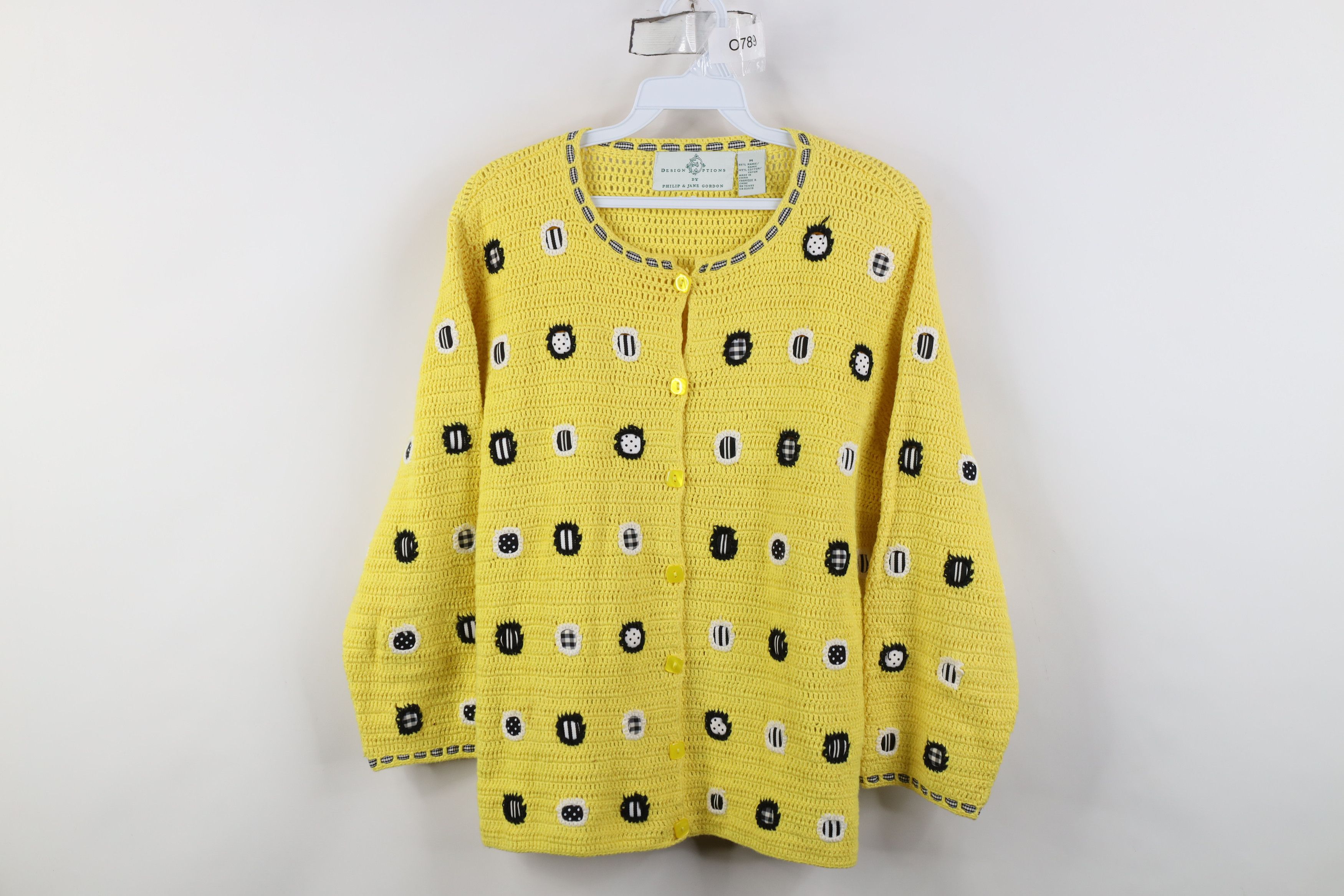 Vintage Vintage Design Options Philip Jane Gordon Cardigan Sweater Size M / US 6-8 / IT 42-44 - 1 Thumbnail