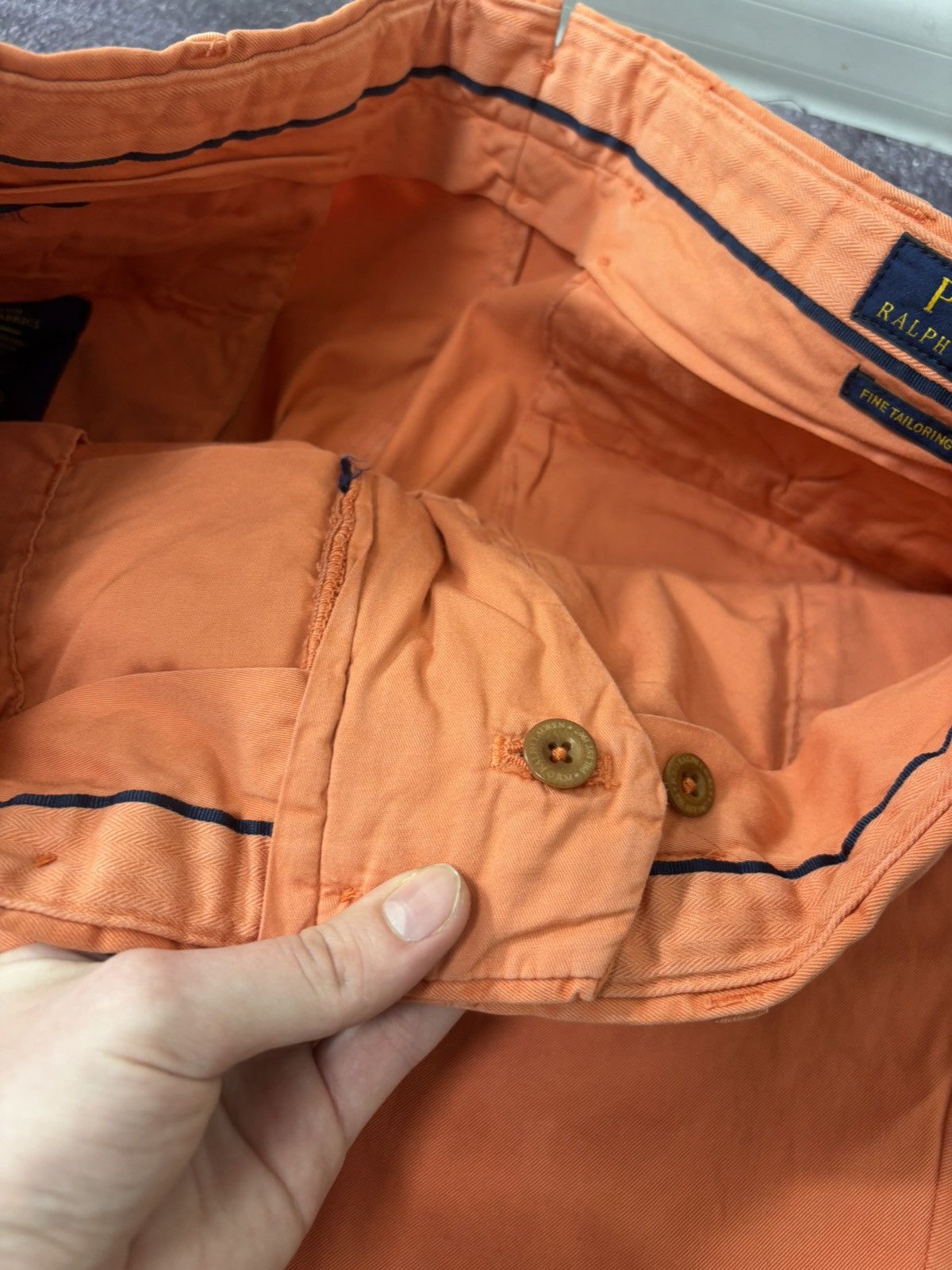 Polo Ralph Lauren Polo Ralph Lauren Men’s Classic Fit Orange Chino Pants Size US 32 / EU 48 - 11 Thumbnail