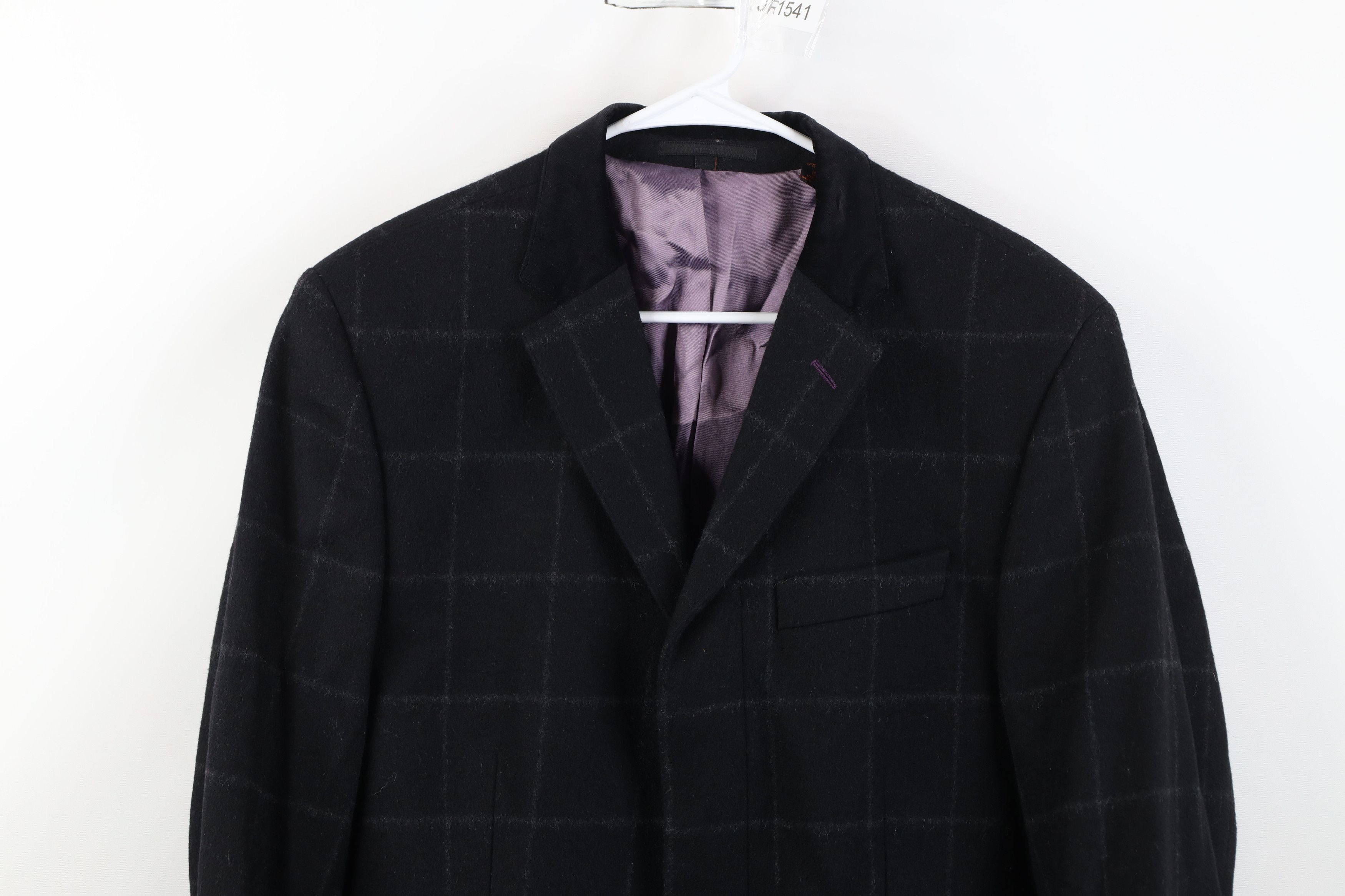 Ben Sherman Ben Sherman Special Brew Wool Cashmere Overcoat Jacket Plaid Size US M / EU 48-50 / 2 - 2 Thumbnail
