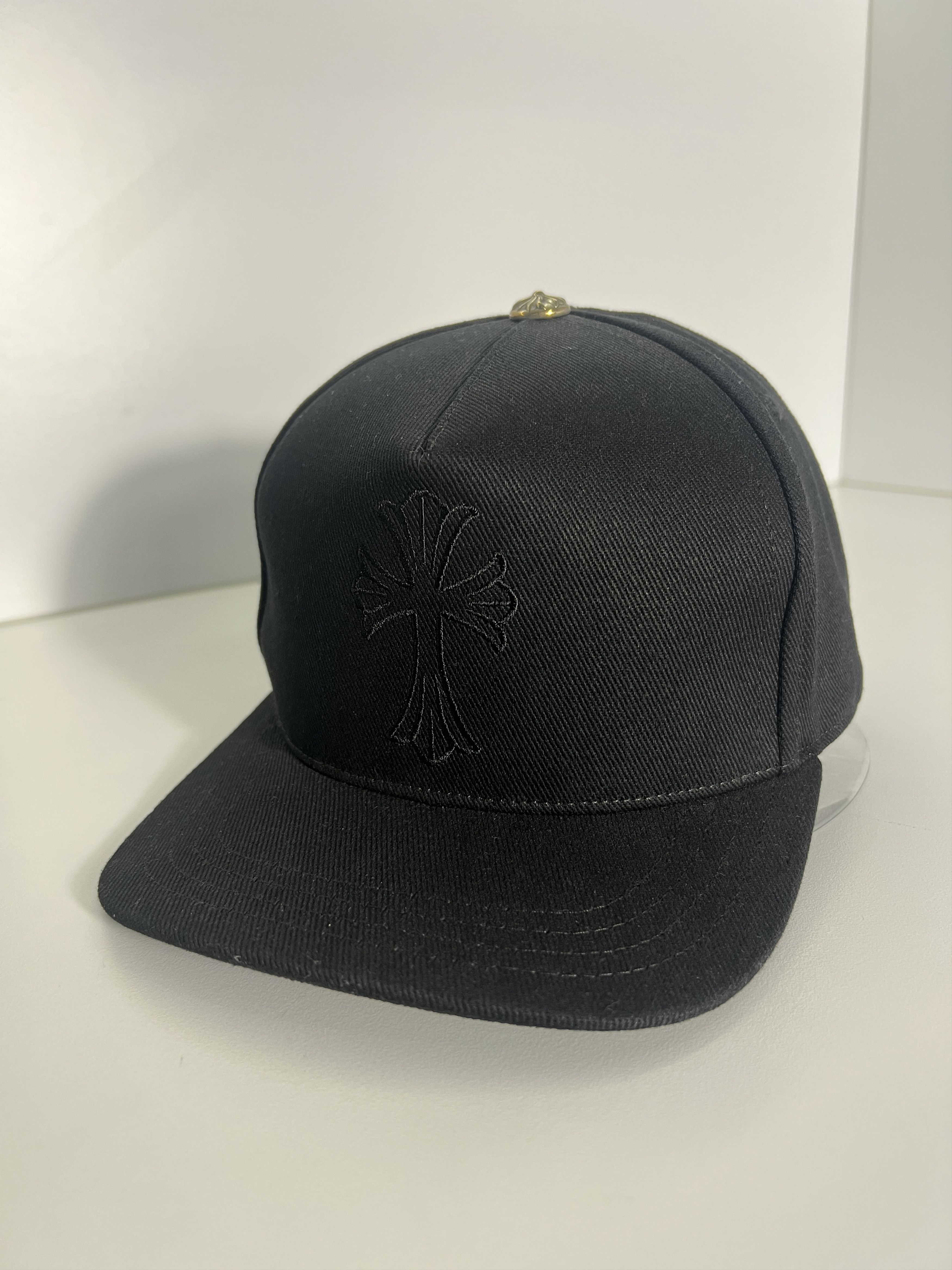 Chrome Hearts Chrome Hearts Black Cross Embroidery Snapback Hat USA Size ONE SIZE - 3 Thumbnail