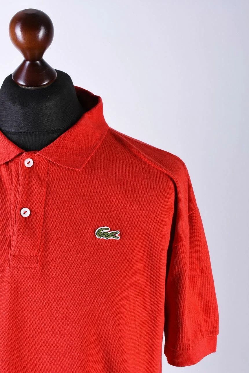 Lacoste Lacoste Classic Pique Short Sleeve Polo Shirt Red Size US L / EU 52-54 / 3 - 2 Thumbnail