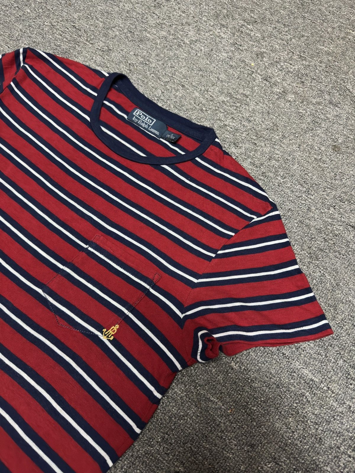 Polo Ralph Lauren POLO RALPH LAUREN STRIPE POCKET T SHIRT Size US S / EU 44-46 / 1 - 2 Thumbnail