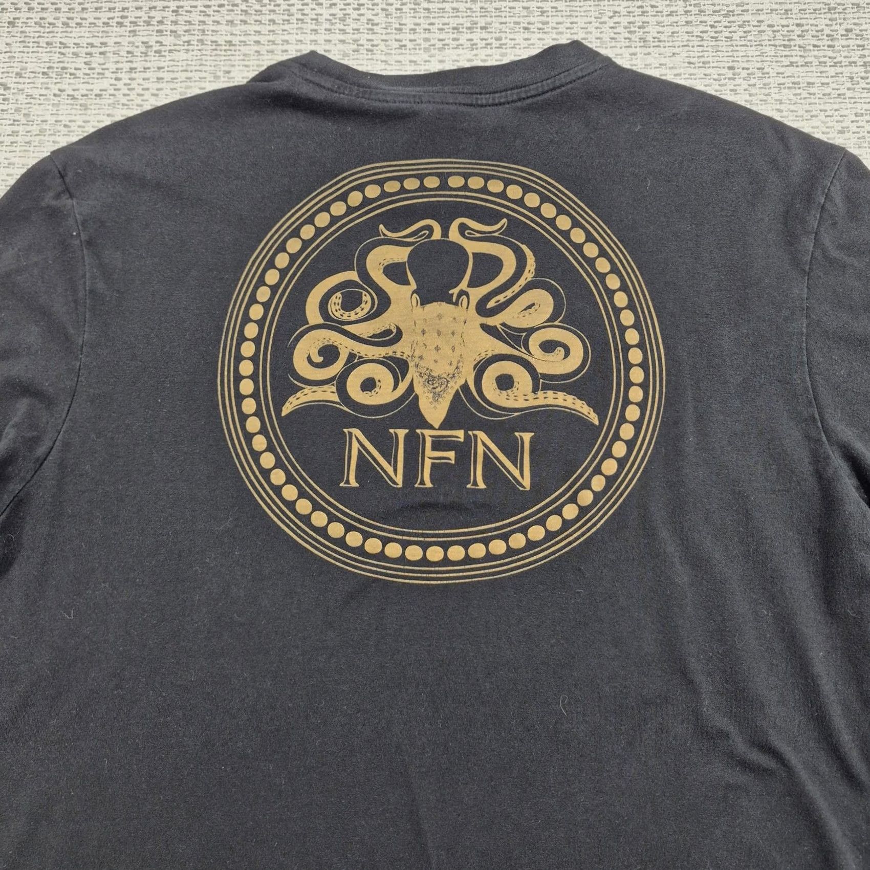 Crooks & Castles Crooks & Castles Gourmet Shirt Mens Large Black Octopus Graphic Long Sleeve Tee Size US L / EU 52-54 / 3 - 2 Thumbnail