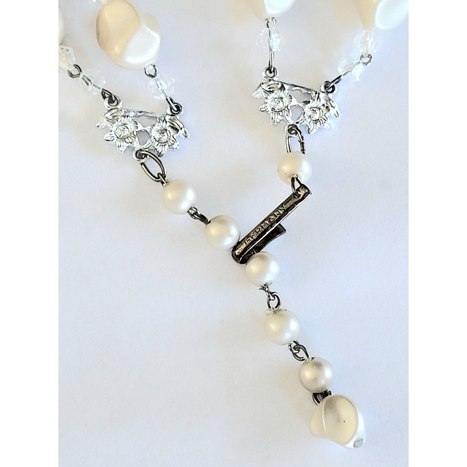 Other Pearl Collar Necklace Germany Double Strand Vintage Beaded Size ONE SIZE - 4 Thumbnail