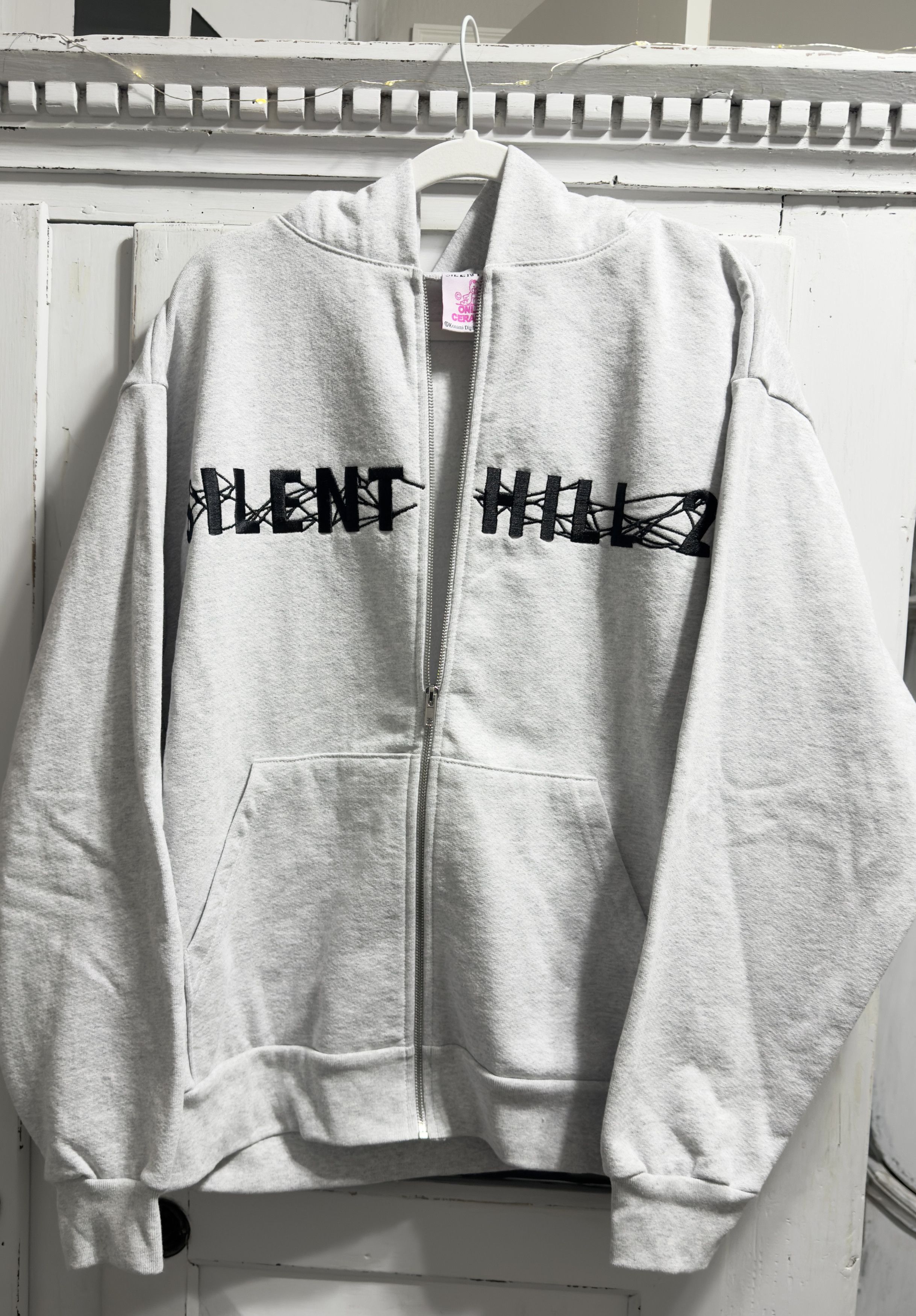 Online Ceramics Silent Hill 2 Embroidered Zip Up Fleece Hoodie Size US L / EU 52-54 / 3 - 5 Thumbnail