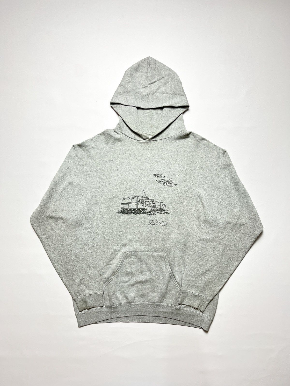 Xlarge HOODIE XLARGE WAR MACHINE VINTAGE 90s Size US L / EU 52-54 / 3 - 1 Thumbnail