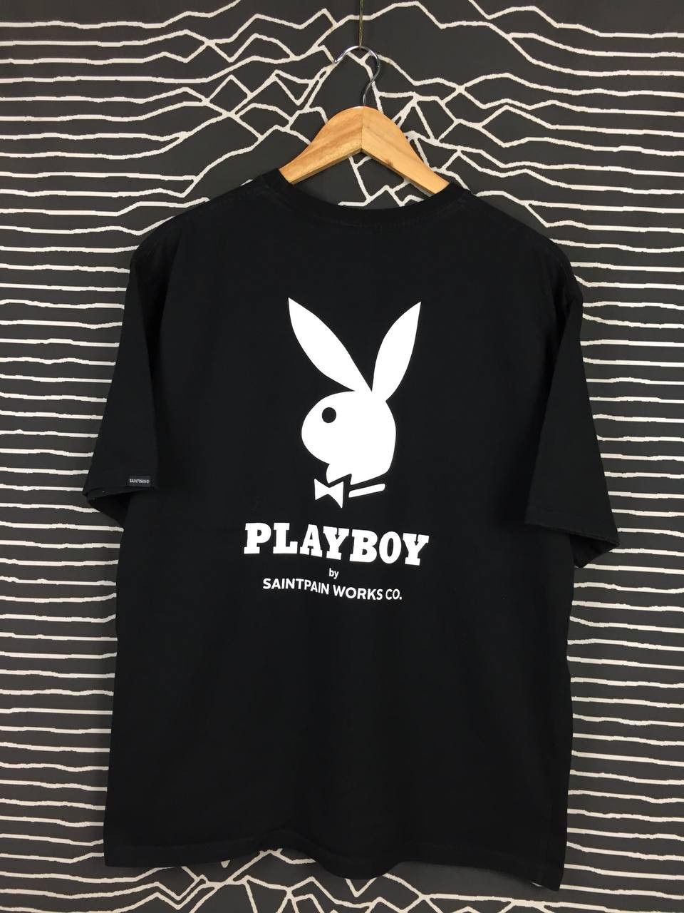 Playboy × Vintage Playboy By Saintpain Works Co. Bunny Logo Tee Size US M / EU 48-50 / 2 - 2 Thumbnail