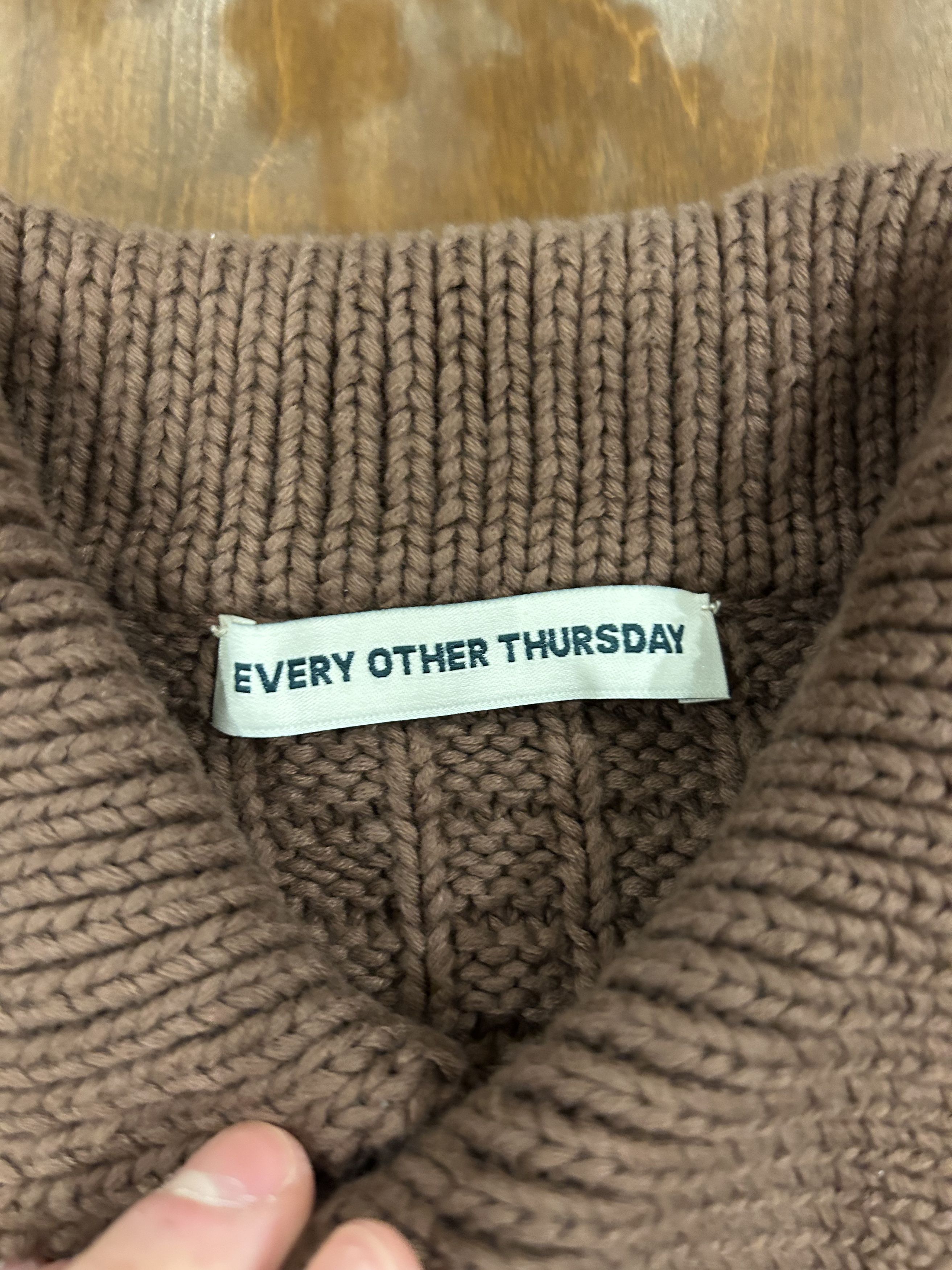 Every Other Thursday Waffle Knit Cardigan Size US S / EU 44-46 / 1 - 2 Thumbnail