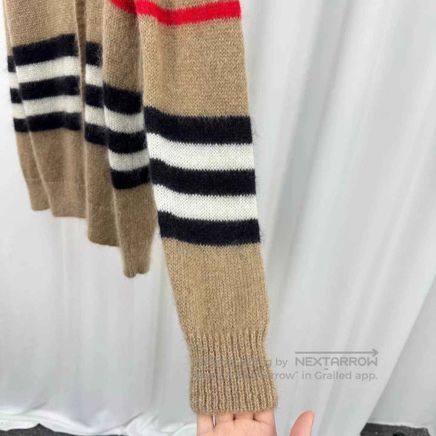 Burberry burberry cashmere striped knit cardigan. Size US M / EU 48-50 / 2 - 4 Thumbnail