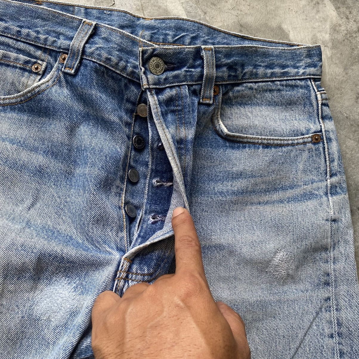 Levi's × Levi's Vintage Clothing × Vintage Vintage 90s Levis Distressed Denim w32 Size US 32 / EU 48 - 12 Thumbnail