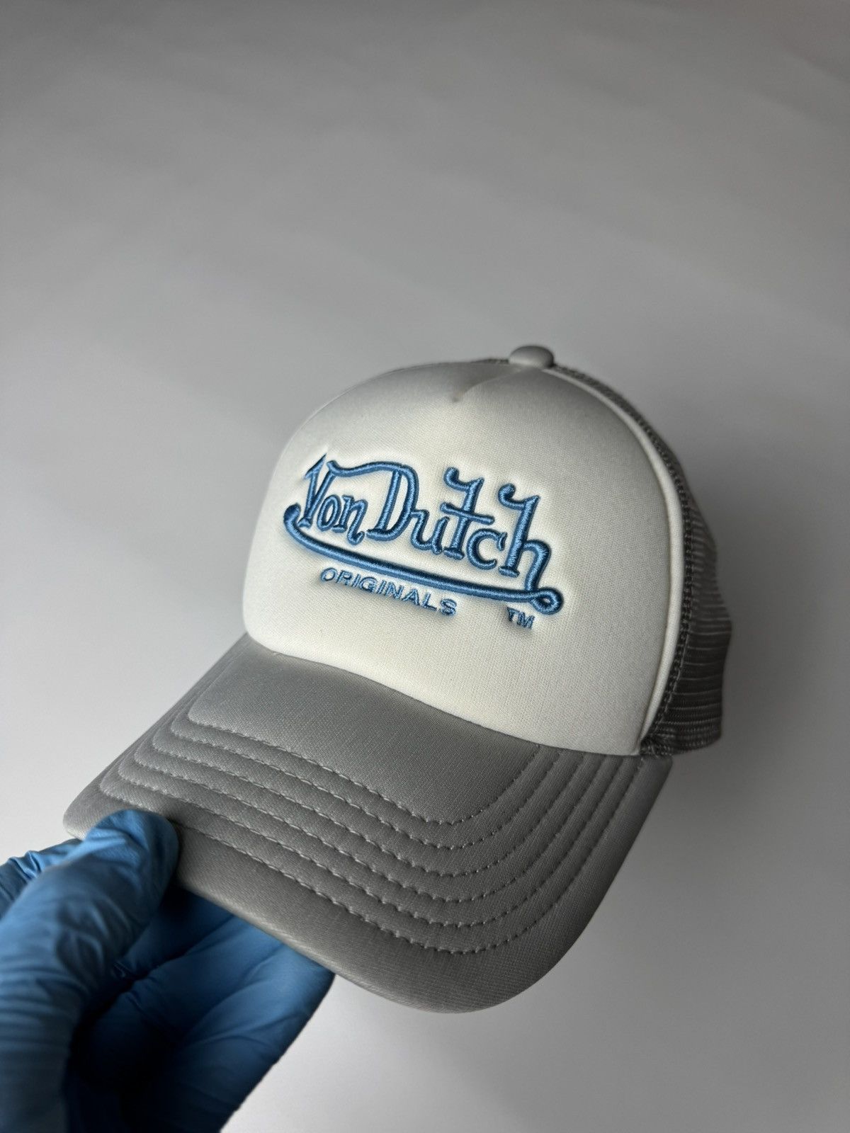 Von Dutch Von Dutch Vintage Trucker Hat – Black/White Mesh Size ONE SIZE - 4 Thumbnail