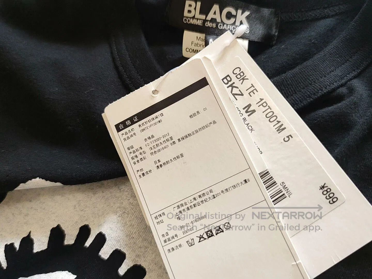Comme des Garcons Black Comme des Garçons Black Eyeball T. Size US M / EU 48-50 / 2 - 5 Thumbnail
