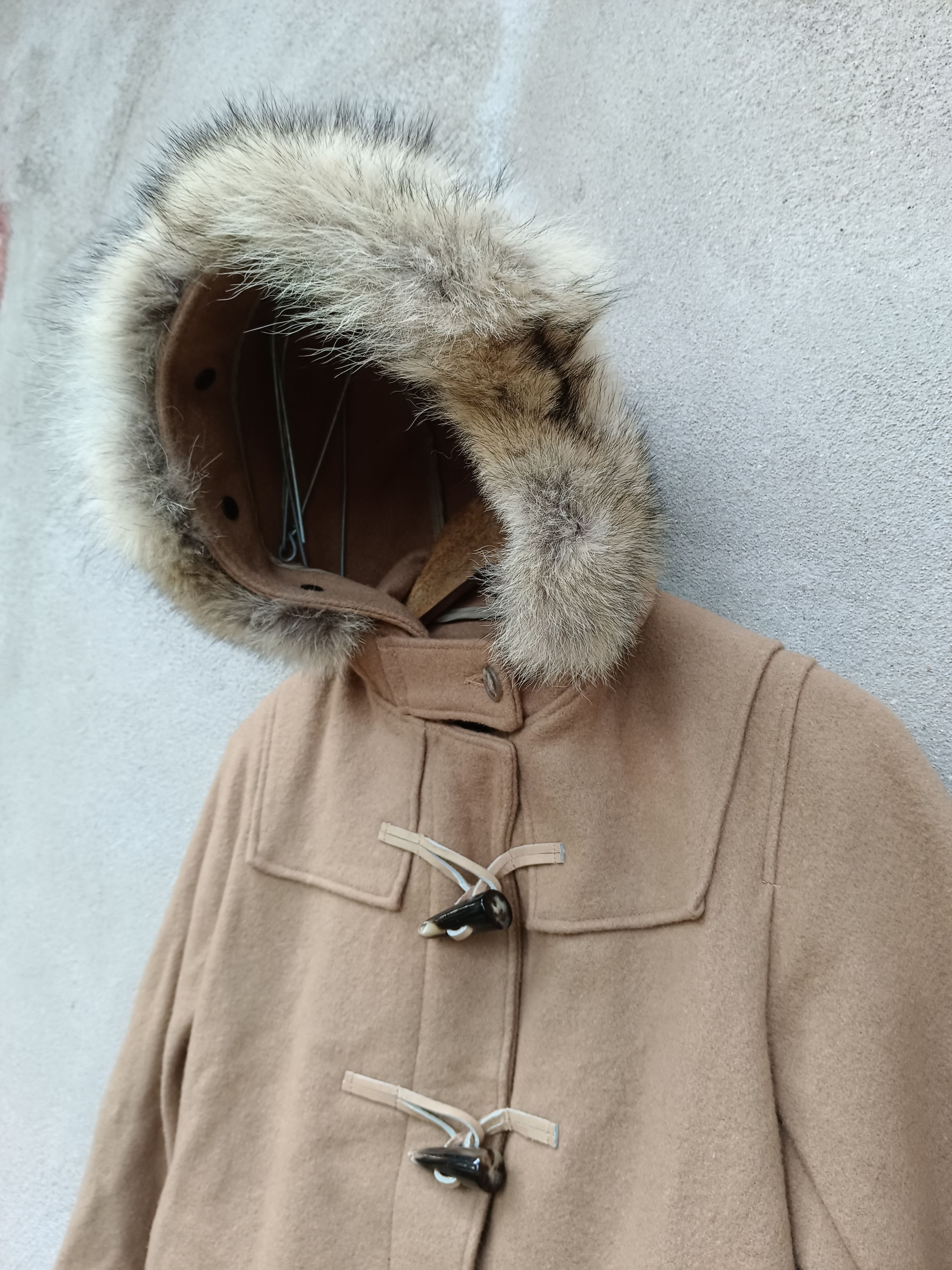 Fidelity × If Six Was Nine × Le Grande Bleu (L.G.B.) Fidelity Fur Coyote Hood Toggle Coat Size US M / EU 48-50 / 2 - 6 Thumbnail