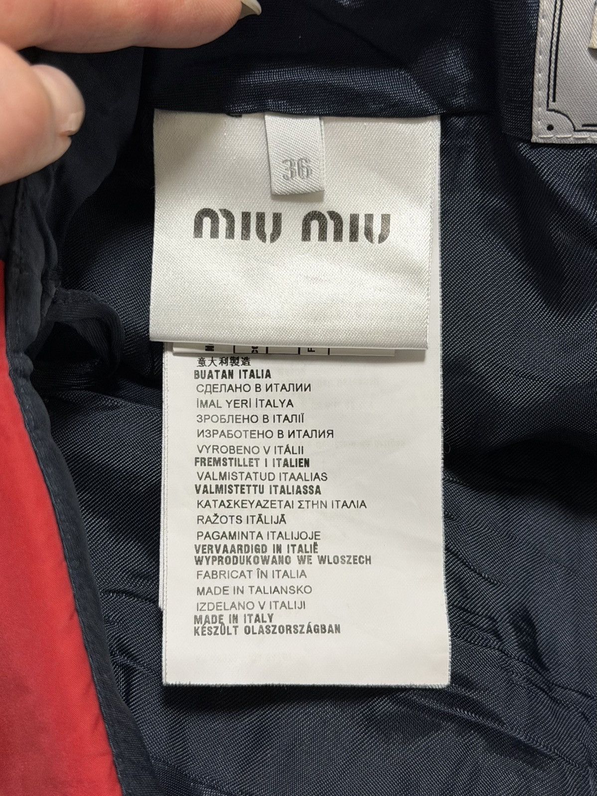 Miu Miu MIU MIU Fall Winter 2014 Quilted Nylon Mini Skirt Size 25" / US 0 / IT 36 - 7 Thumbnail