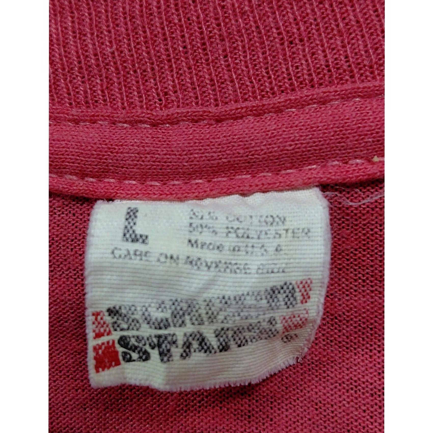 Vintage Screen Stars IP9 Mardi Gras Party Time New Orleans T-Shirt Short Sleeve Pink L Size US L / EU 52-54 / 3 - 4 Thumbnail
