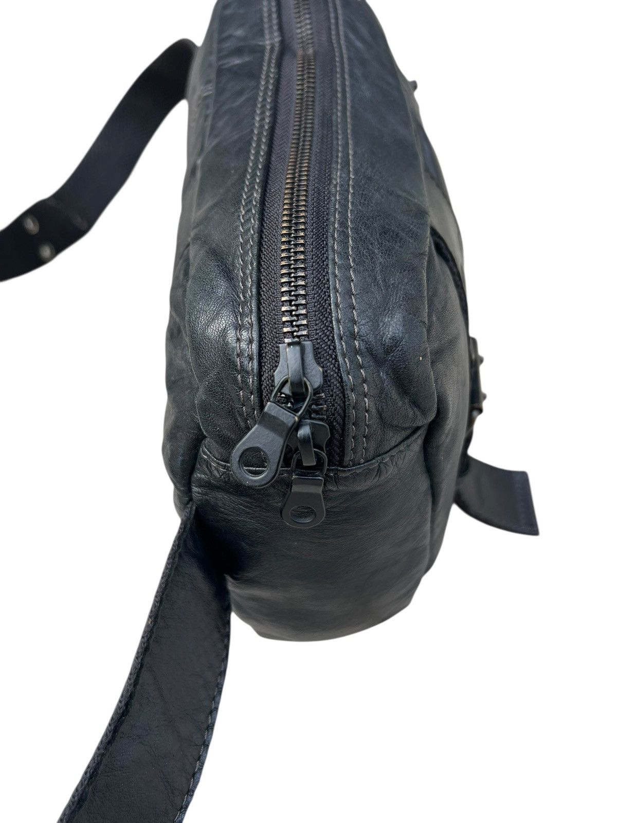 Leather Zer Japan Black Nappa Leather Bag Crossbody Size ONE SIZE - 16 Thumbnail