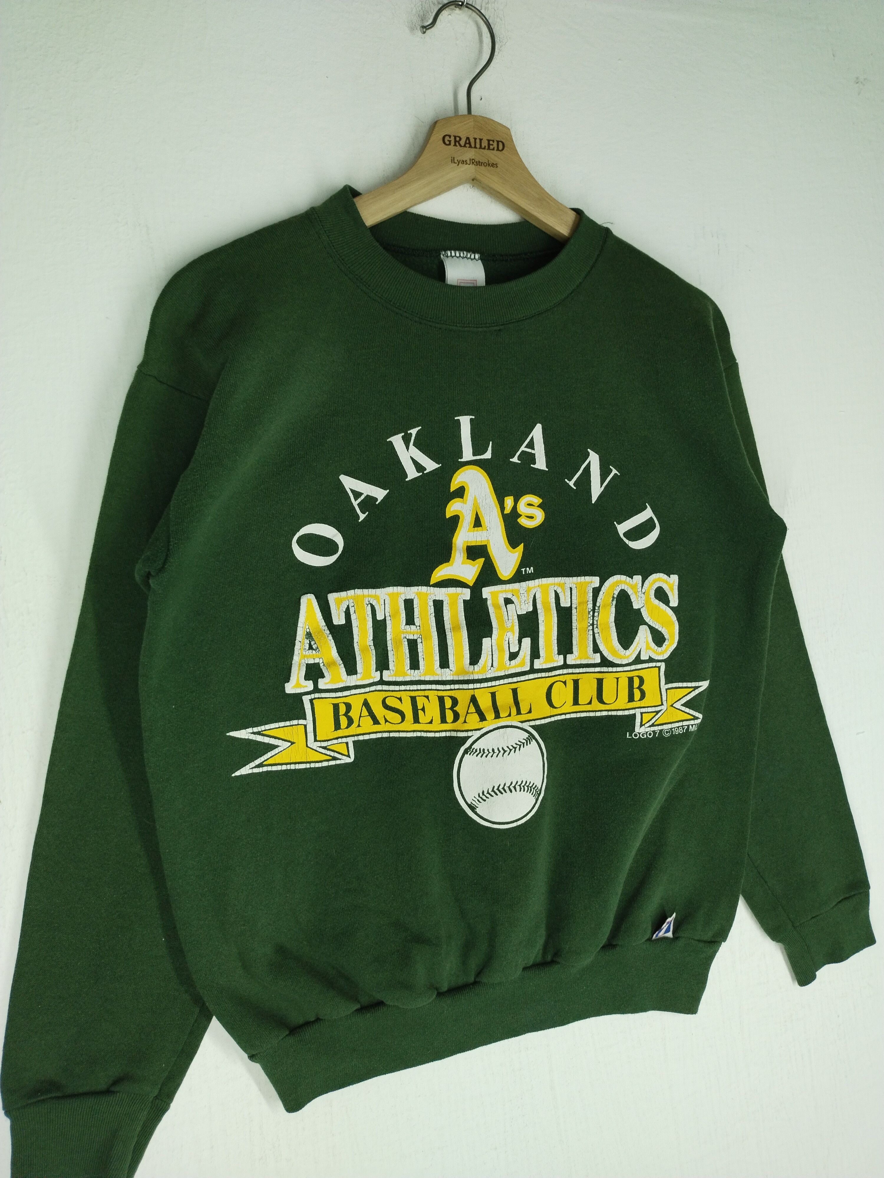 Vintage Vtg 1987 MLBPC Logo 7 Oakland Baseball Club Sweatshirt Size US M / EU 48-50 / 2 - 5 Thumbnail