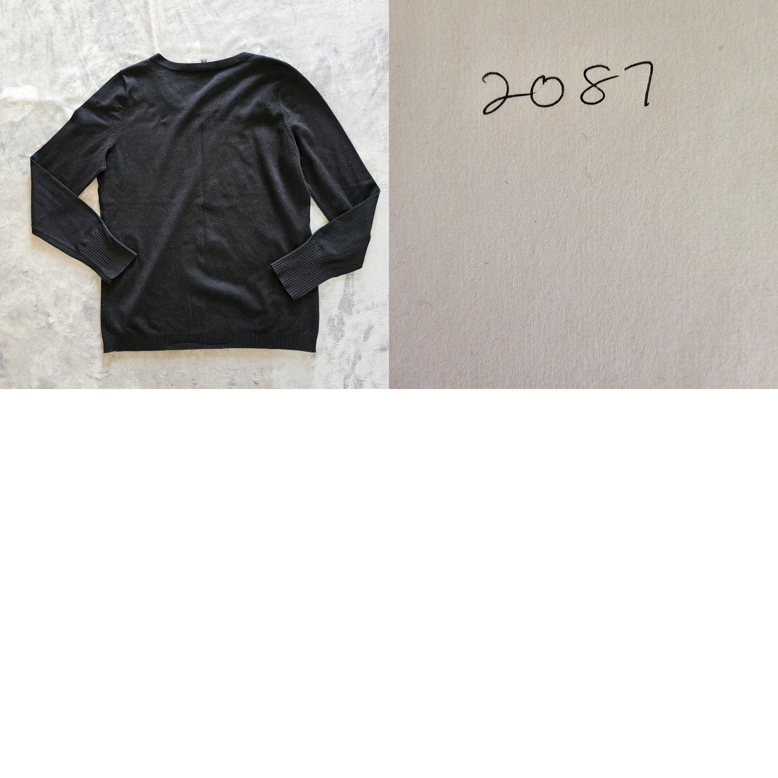 Talbots Talbots Sweater Top Womens Medium Black Long Sleeve Round Neck Career Dressy Classic Pullover Modern Knit - Mens? Size M / US 6-8 / IT 42-44 - 8 Thumbnail