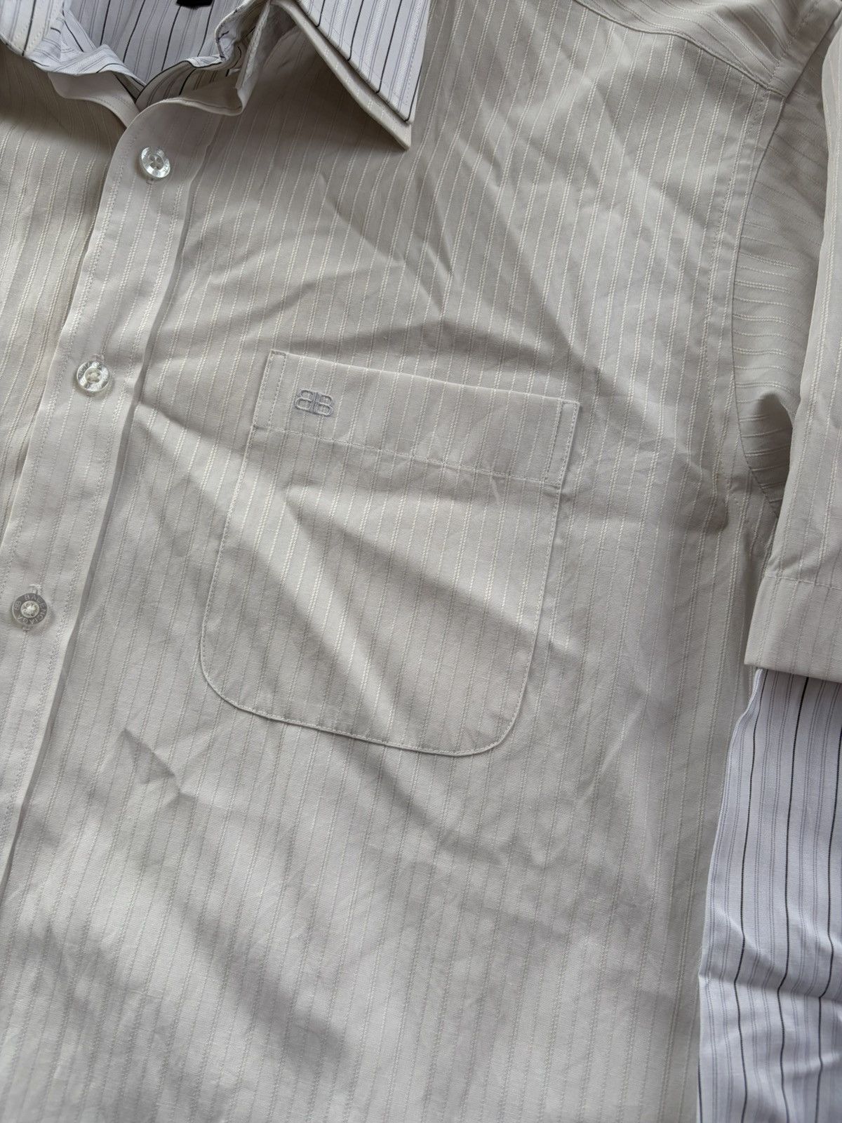 Balenciaga Balenciaga double layered vintage shirt button Size US L / EU 52-54 / 3 - 4 Thumbnail