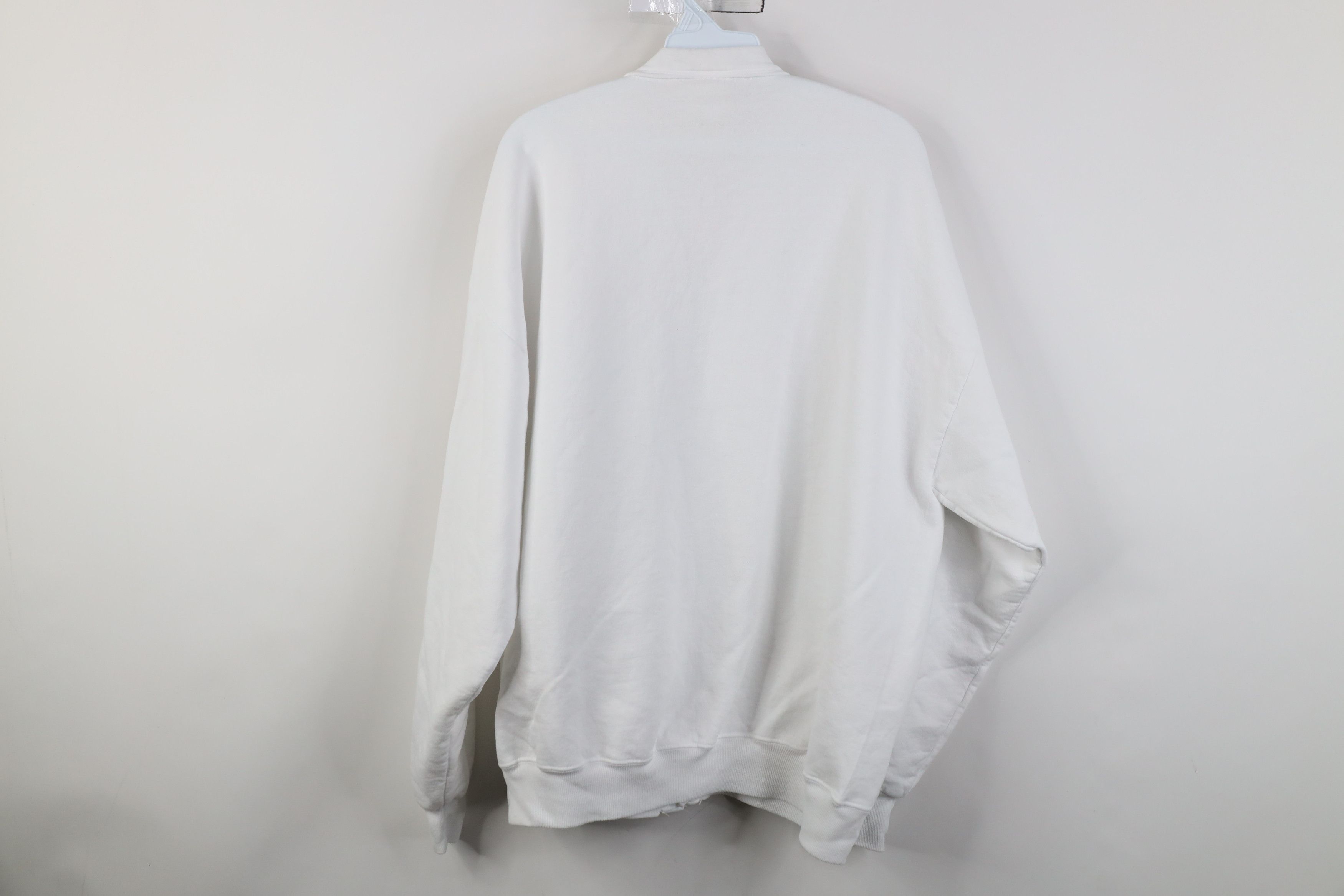 Vintage Vintage 90s Streetwear Hummingbird Cardigan Sweatshirt White Size XXL / US 16-18 / IT 52-54 - 13 Thumbnail