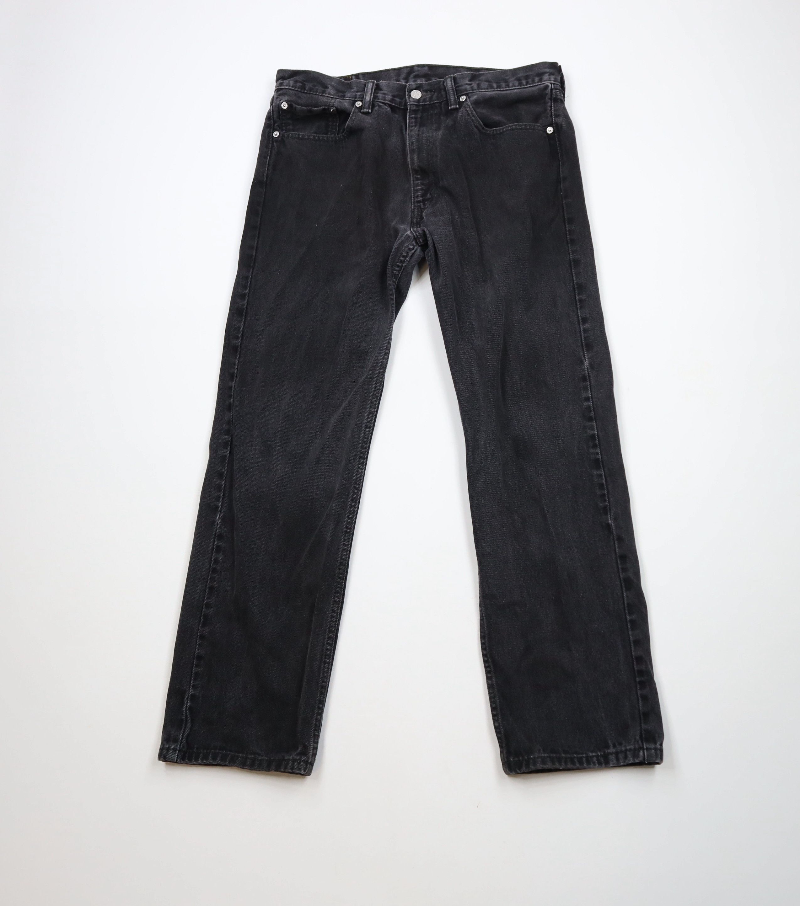 Levi's × Vintage Vintage Y2K Levis 505 Regular Fit Denim Jeans Black Cotton Size US 36 / EU 52 - 1 Thumbnail