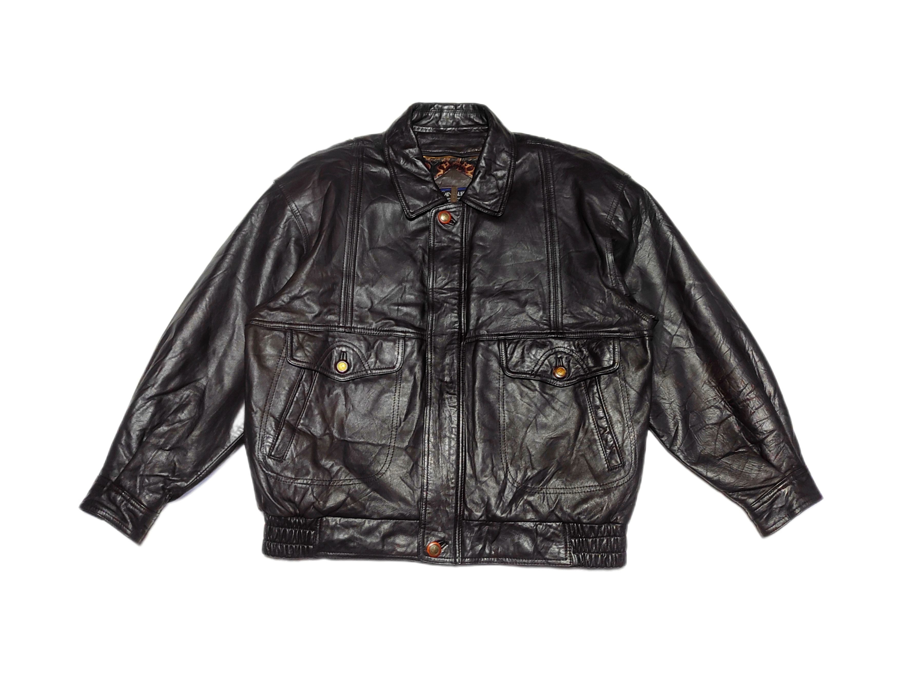 Yves Saint Laurent Beautiful Yves Saint Laurent Bomber jacket Genuine Leather Size US L / EU 52-54 / 3 - 1 Thumbnail