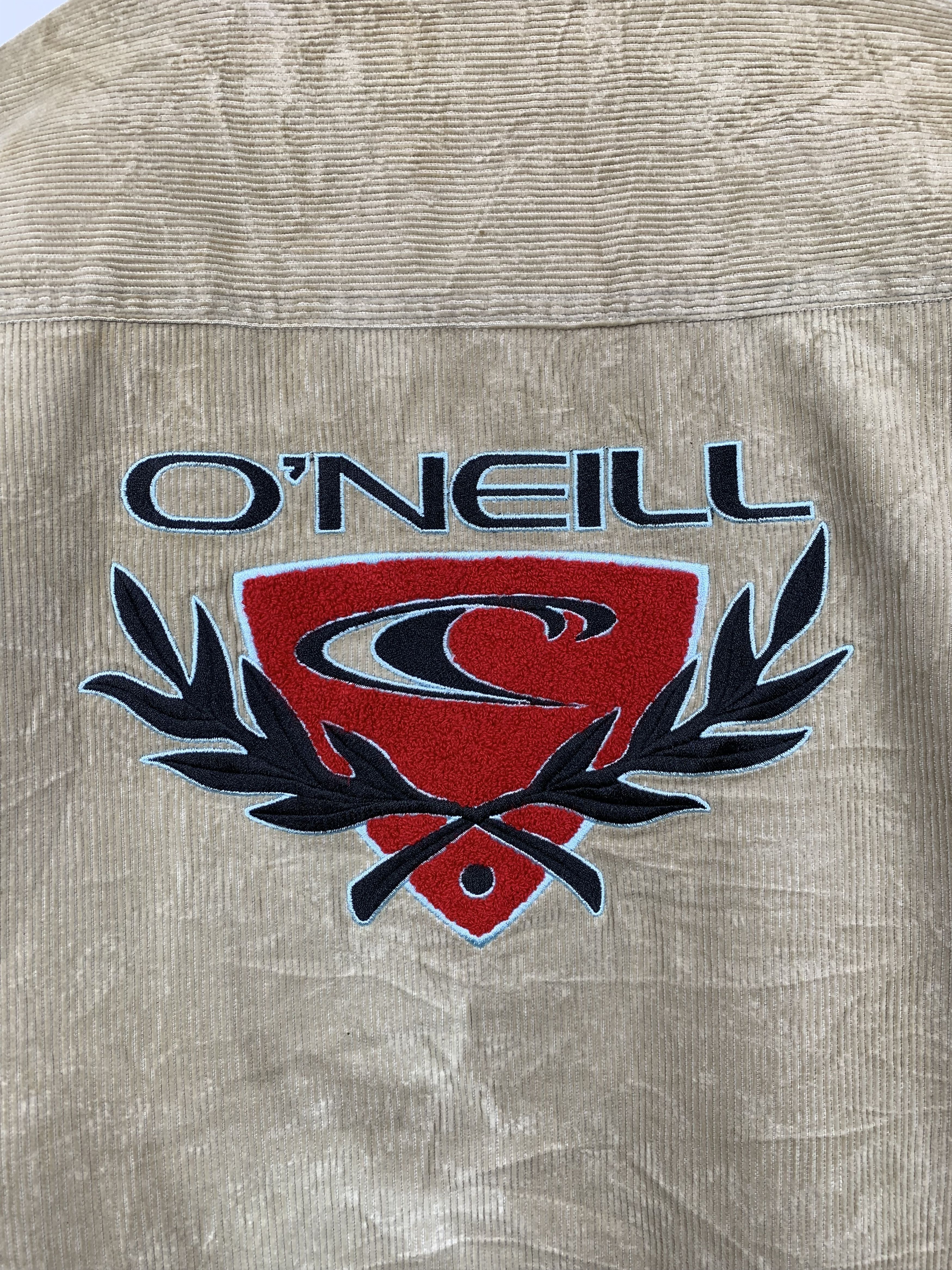O'Neill Vintage 90s Oneill Big Logo Velvet Jacket J1185 Size US L / EU 52-54 / 3 - 5 Thumbnail