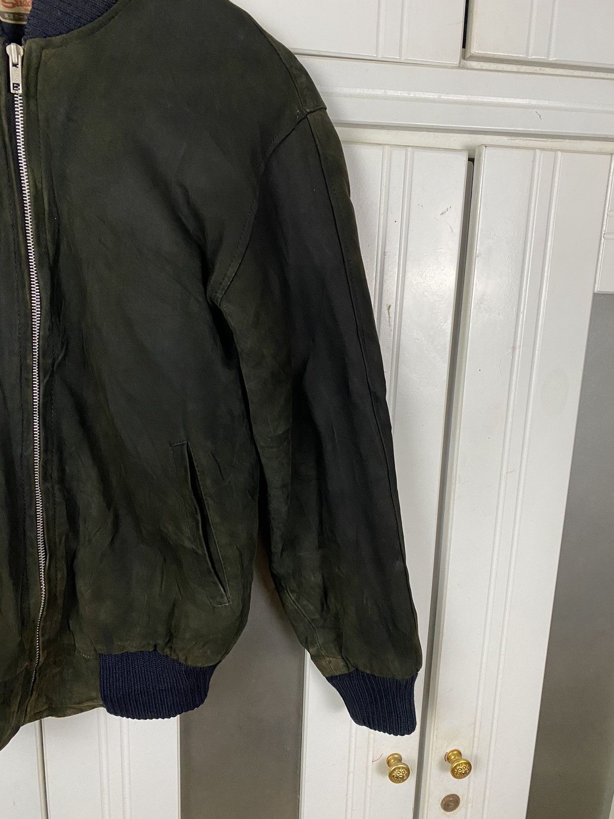 Vintage Vintage Suede Bomber Jacket Size US M / EU 48-50 / 2 - 3 Thumbnail