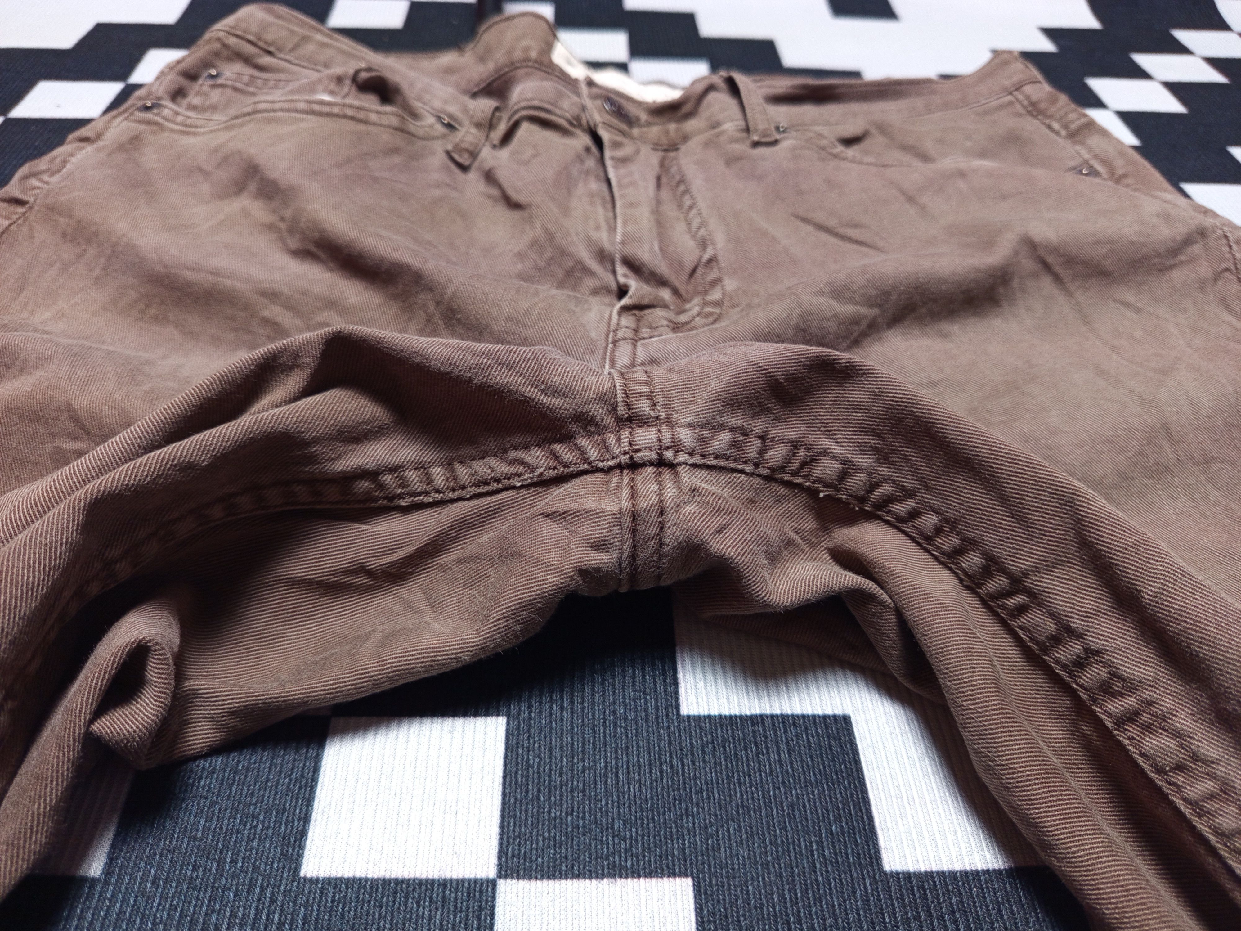 If Six Was Nine Vintage Marc Jacobs Luxury Brown Pants Jeans Size US 35 - 5 Thumbnail