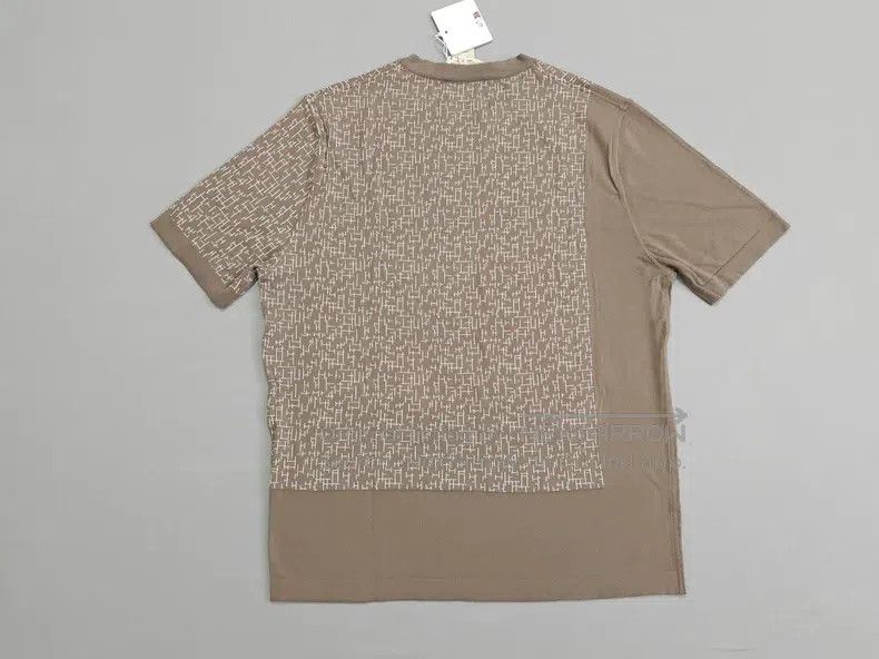 Hermes Hermes Men's knit short-sleeve t-shirt, size S, 100% sea i Size US S / EU 44-46 / 1 - 5 Thumbnail