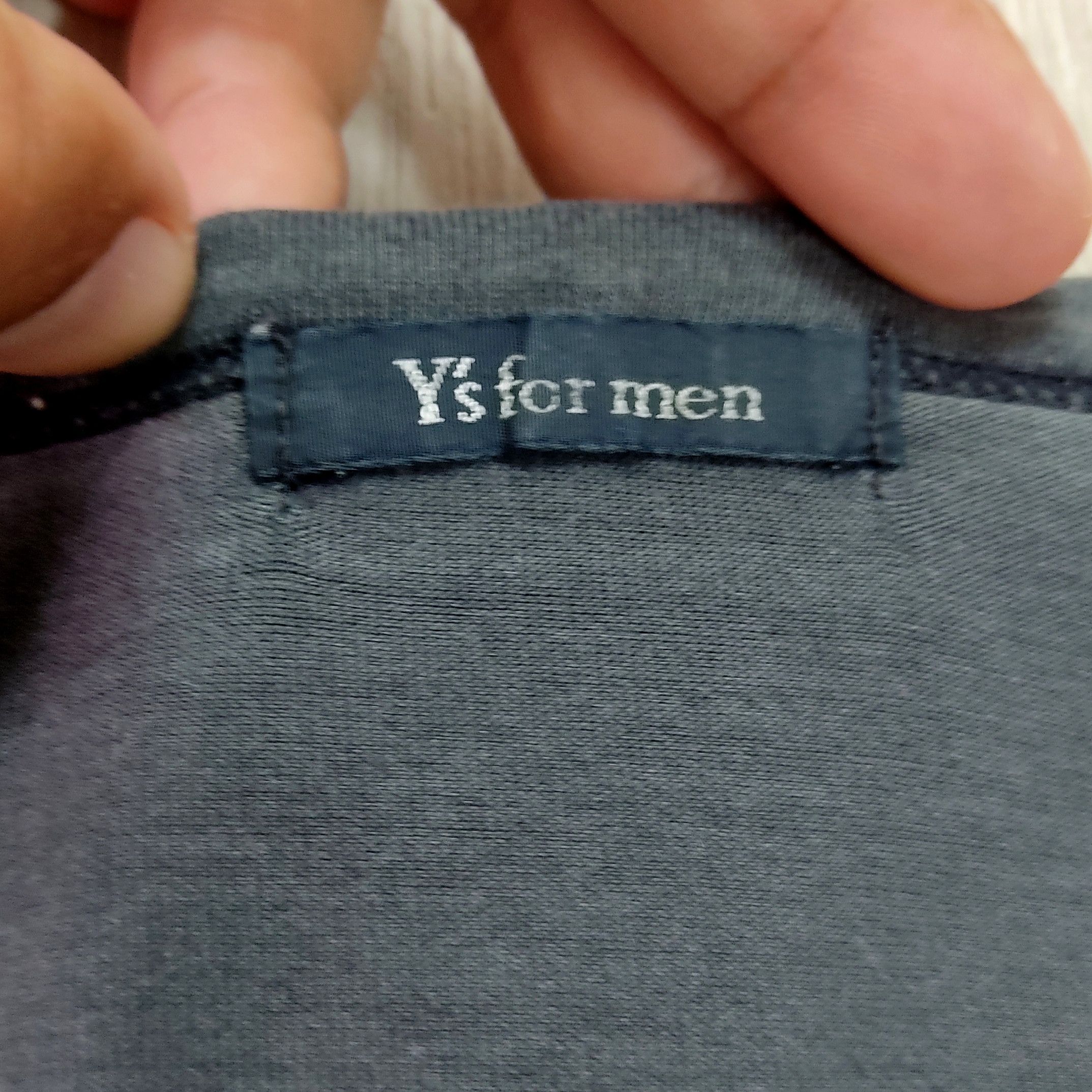 Yohji Yamamoto Y's For Men Faded Black Long Sleeve T-shirt Size US L / EU 52-54 / 3 - 7 Thumbnail