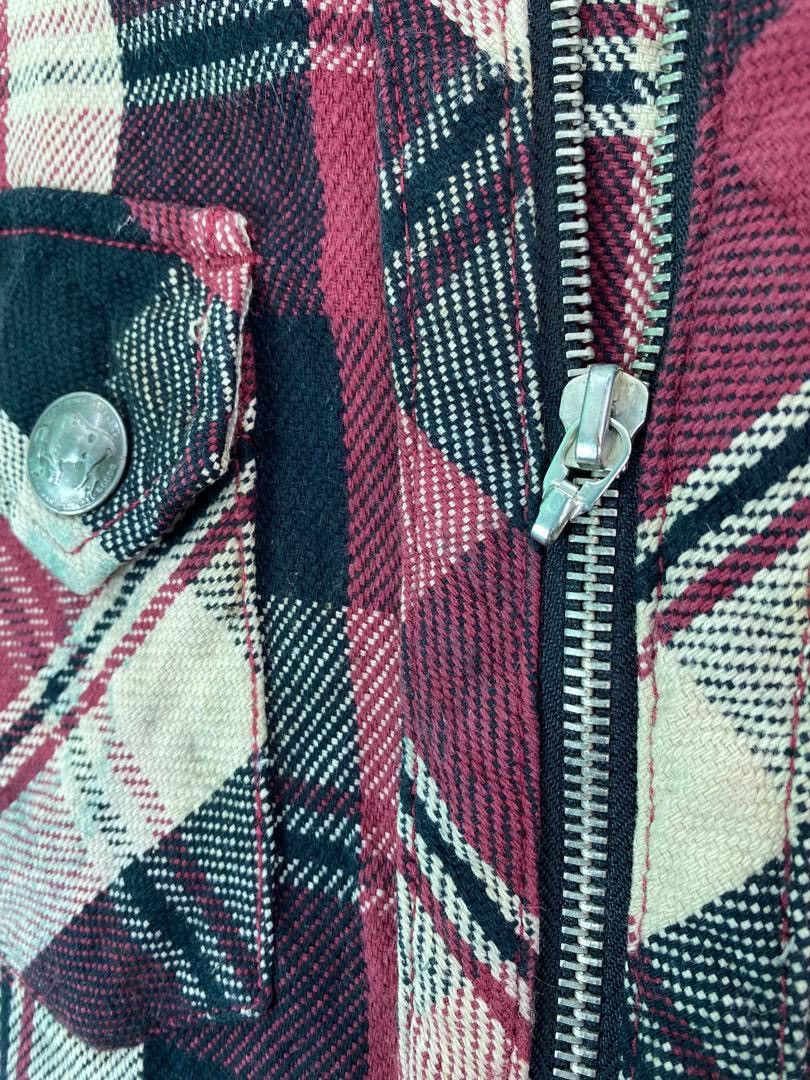 Vintage 90s DICKIES checkered design union made shirt jacket zipper Size US S / EU 44-46 / 1 - 3 Thumbnail