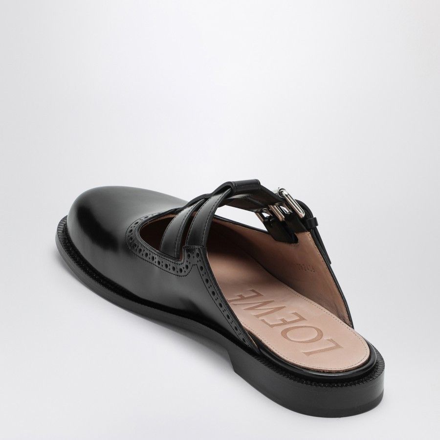 Loewe o1d2blof0824 Campo Mary Jane Sabot in Black Size US 10 / IT 40 - 4 Thumbnail