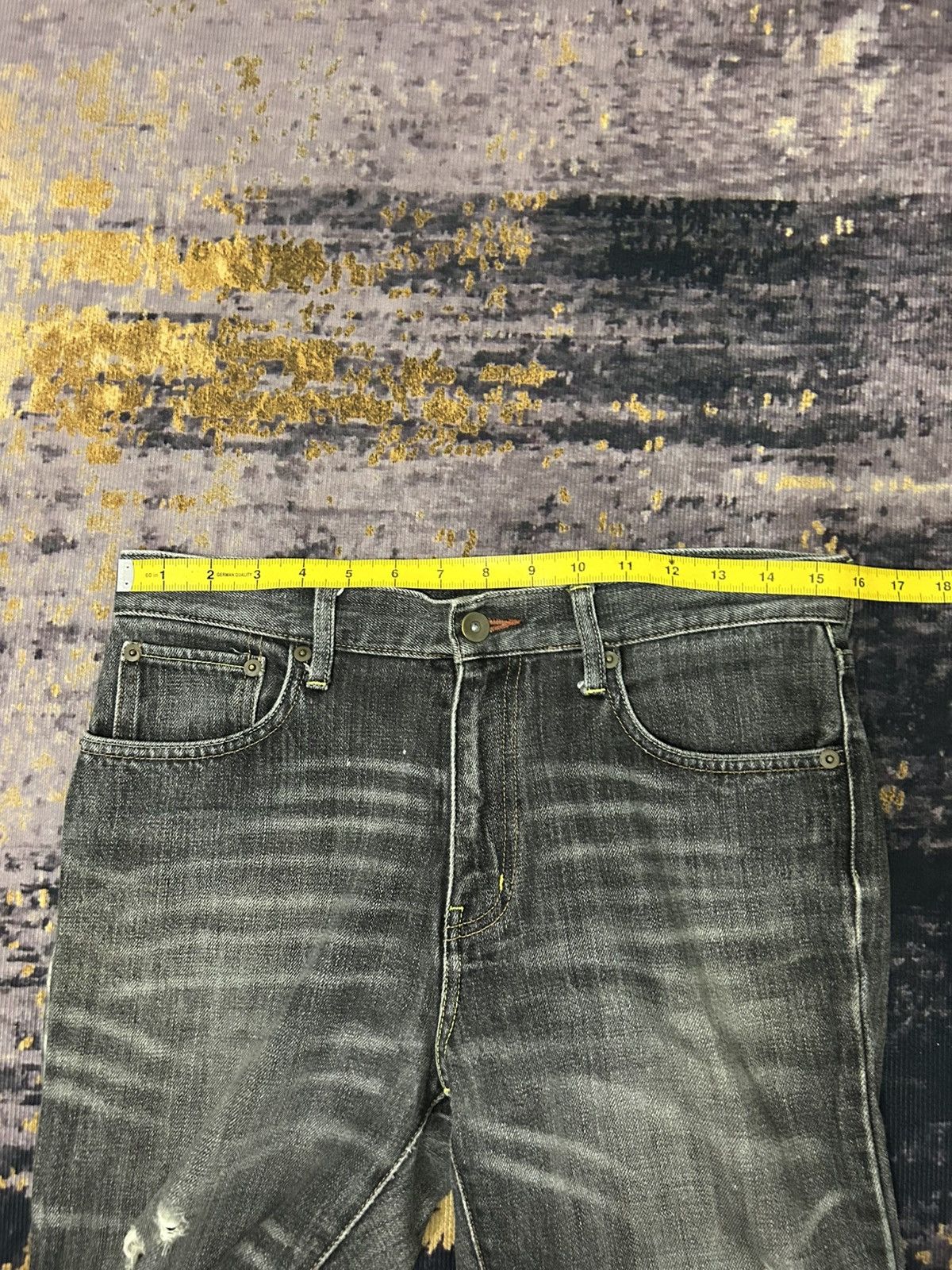 Uniqlo Vintage Uniqlo Distressed Clawmark Jeans Size US 31 - 12 Thumbnail