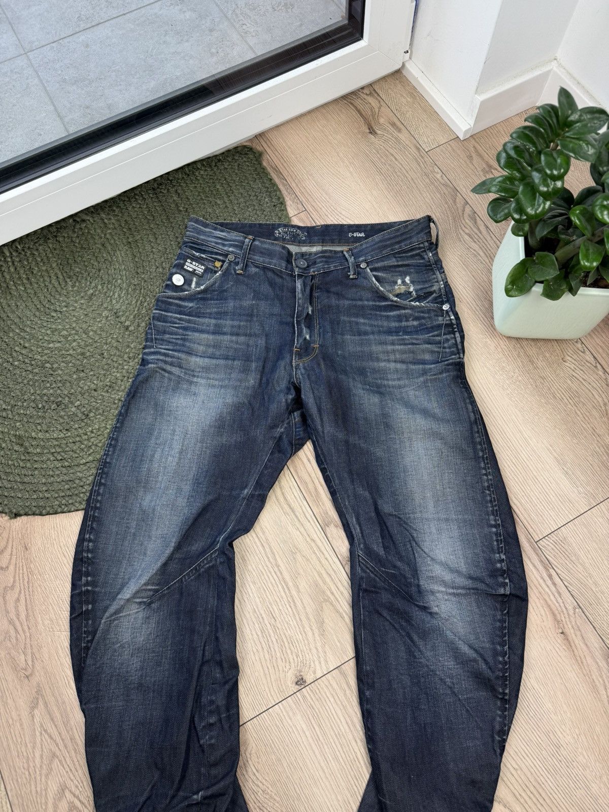 G-Star × Vintage 31/32 Vintage Distressed G-Star Arc Raw 96 Jeans Denim Pants Size US 31 - 5 Thumbnail