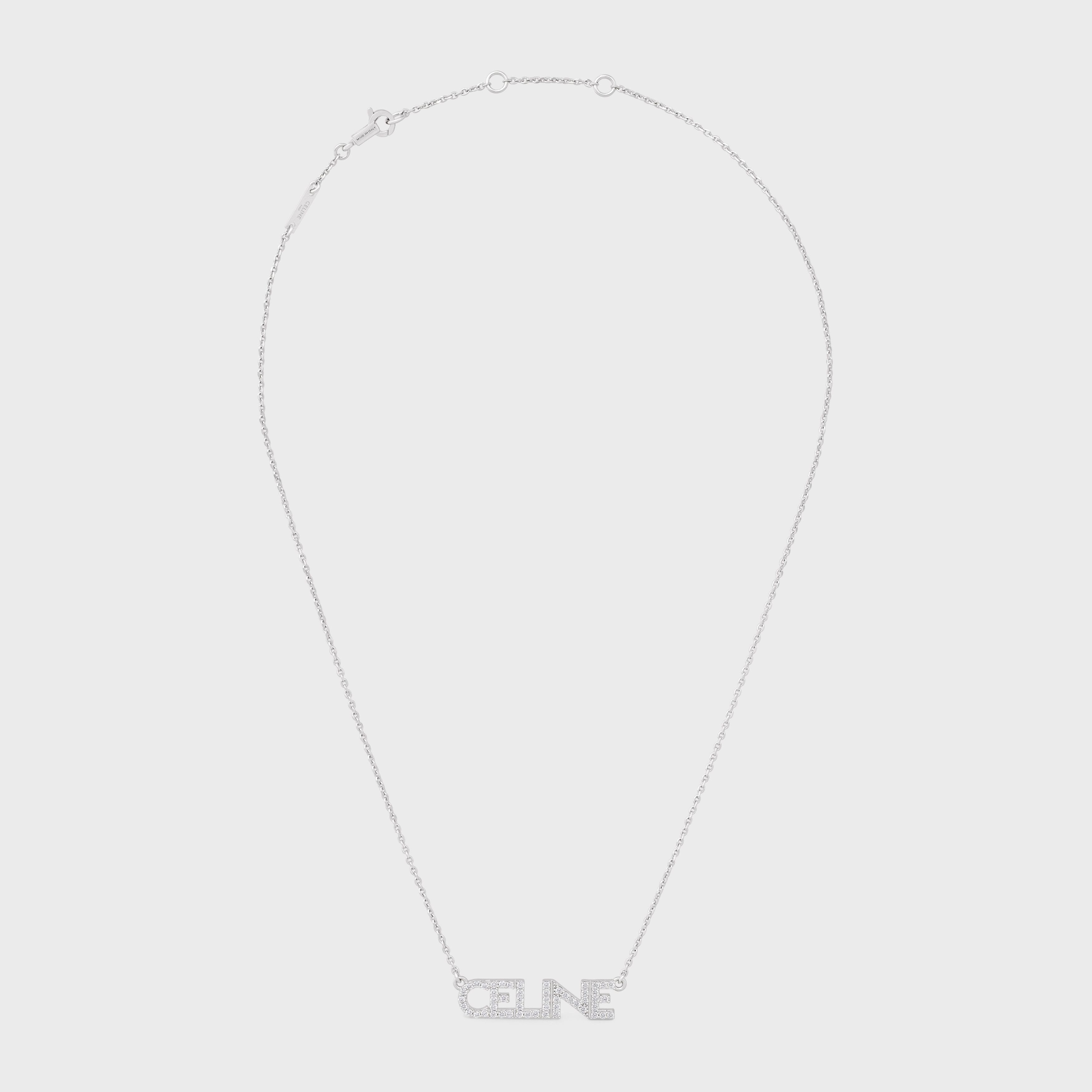 Celine o1bcso1str0725 Size : OS / 460YS6 Necklace in Silver Size ONE SIZE - 1 Thumbnail