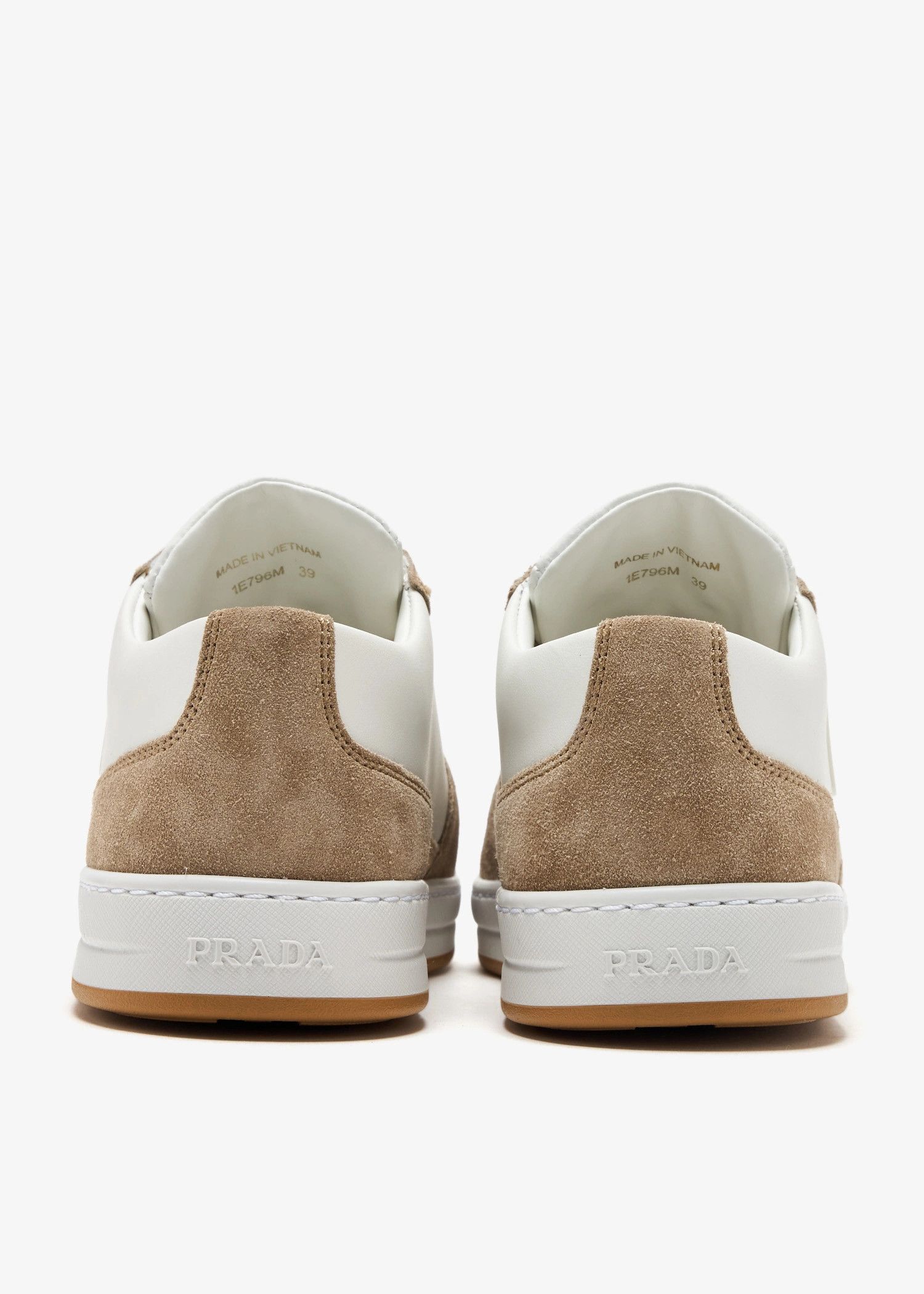 Prada o1la1rc1a0925 Downtown Sneakers in Beige/White Size US 10 / EU 43 - 5 Thumbnail