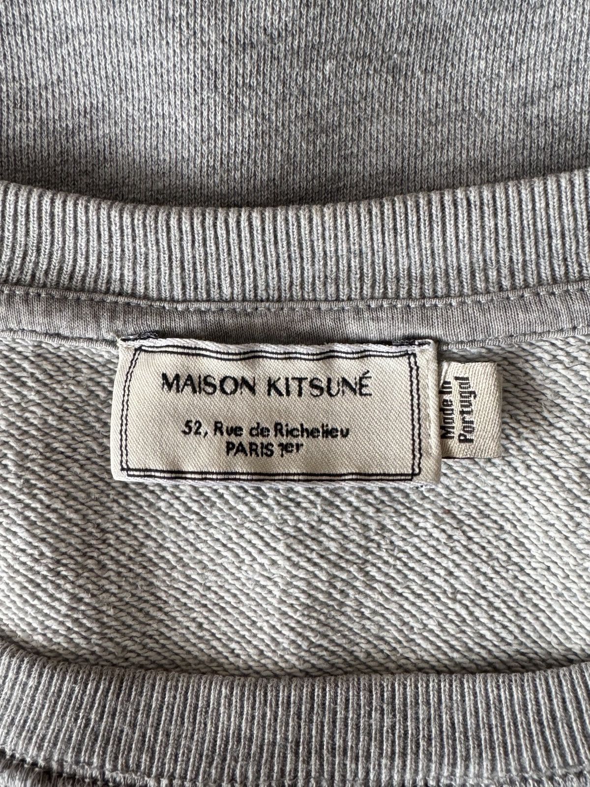 Maison Kitsune 🔥 Maison Kitsune Grey Cotton Sweatshirt Size US M / EU 48-50 / 2 - 4 Thumbnail