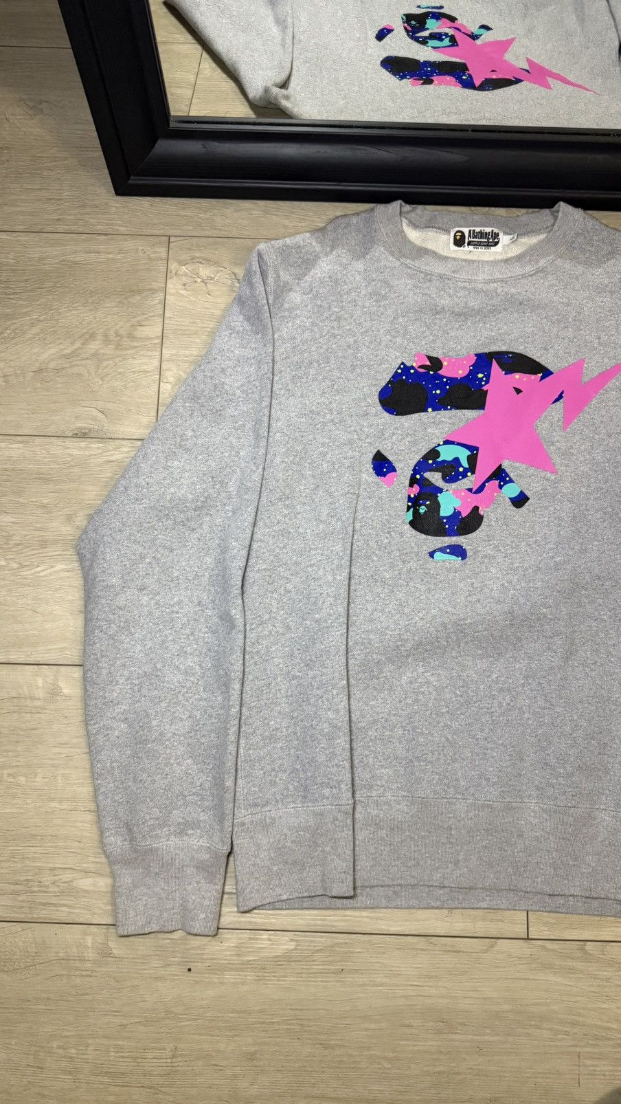 Bape × Kid Cudi Vintage / Y2K Bape X Kid Cudi Crewneck SS21 Size US L / EU 52-54 / 3 - 4 Thumbnail