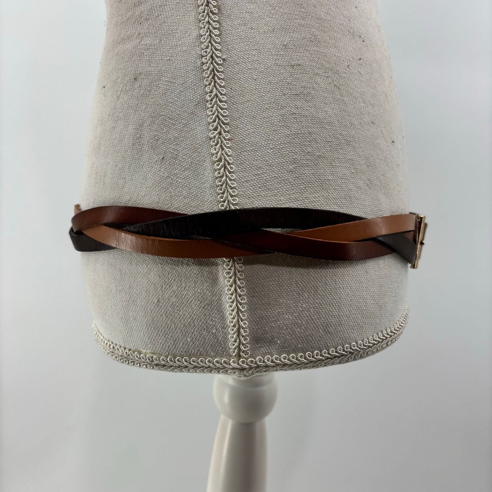 Other Women's Belt Size M/L Multi Shades Brawn Fashion Braided Size ONE SIZE - 2 Thumbnail