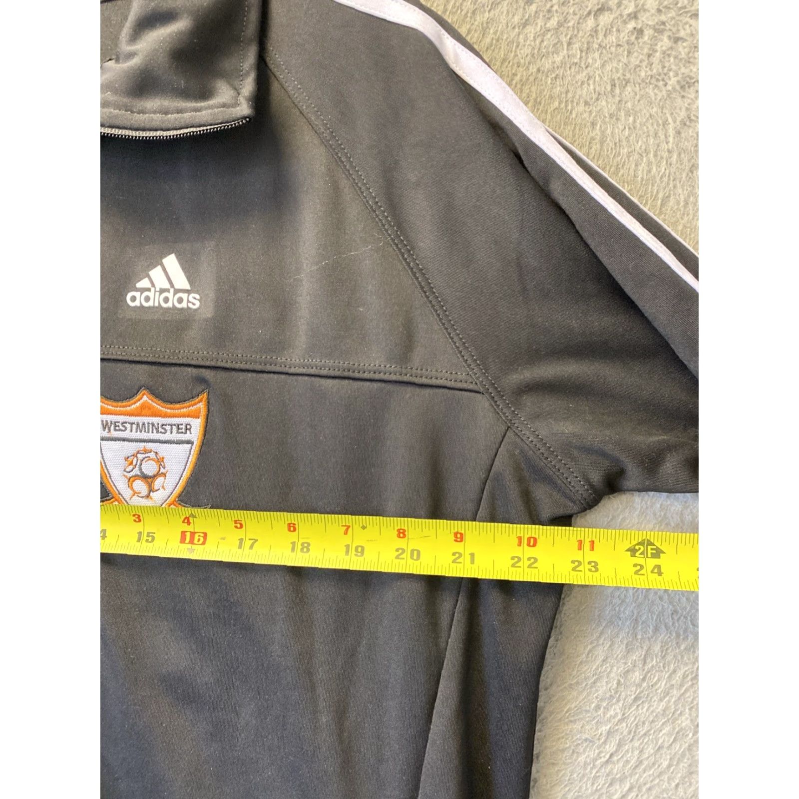 Adidas NWT Adidas MLS Westminster Soccer Windbreaker Patch Jacket M Black Mens Jacket Size US M / EU 48-50 / 2 - 7 Thumbnail