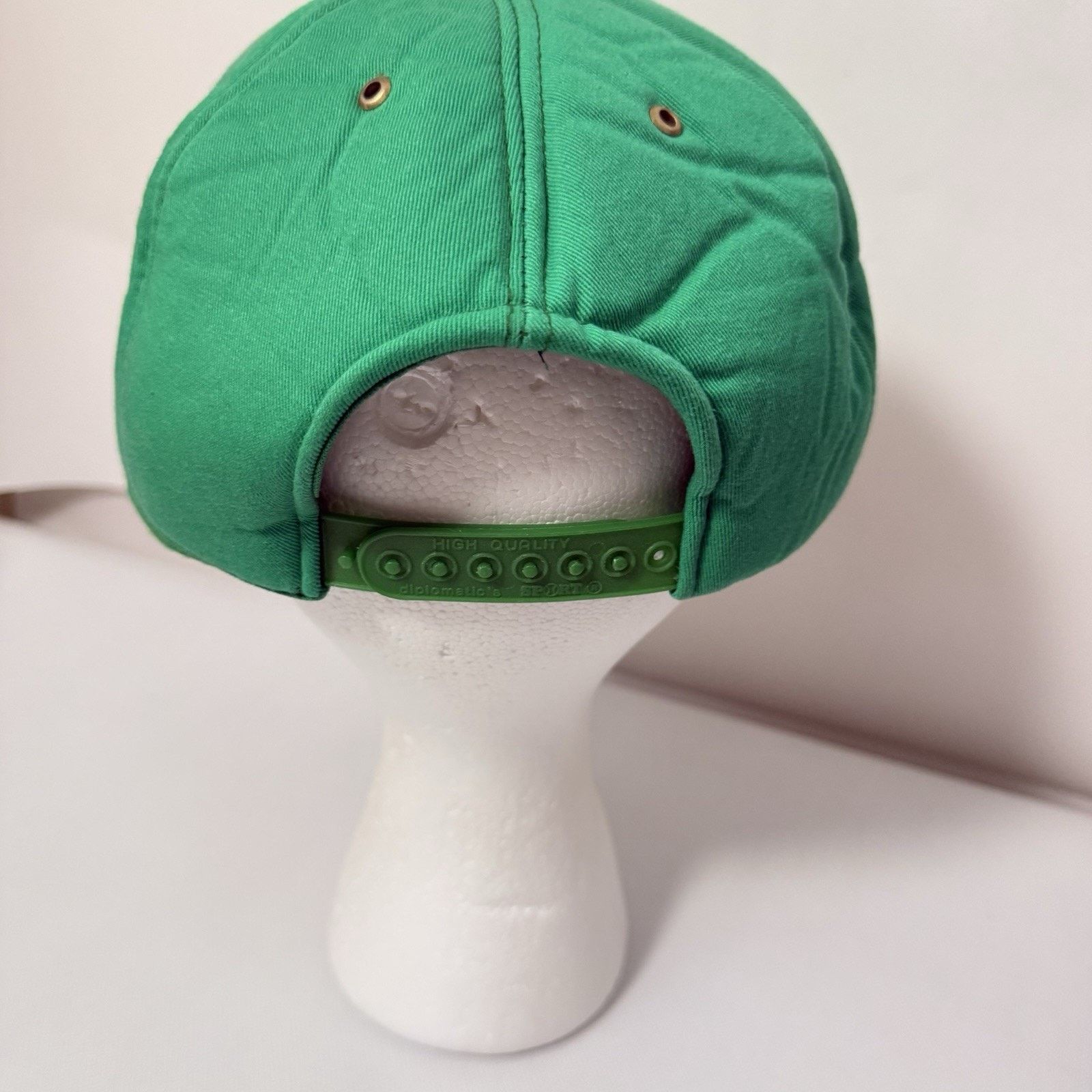 John Deere Vtg John Deere Diplomatic Sports Embroidery Foam Snap Hat Size ONE SIZE - 5 Thumbnail