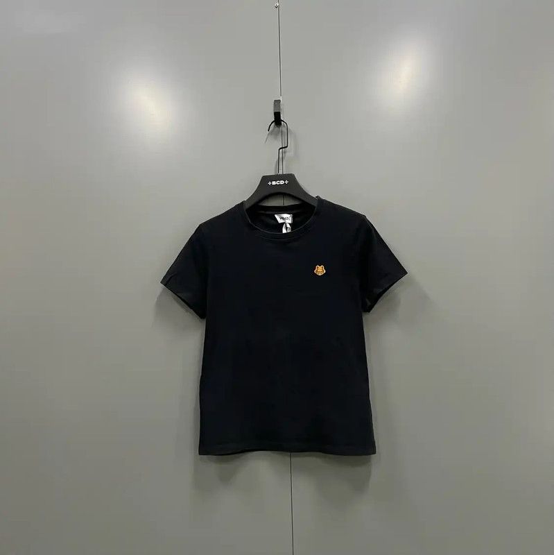Kenzo KENZO Black Cotton Logo Short Sleeve T-Shirt 0089 Size ONE SIZE - 1 Thumbnail