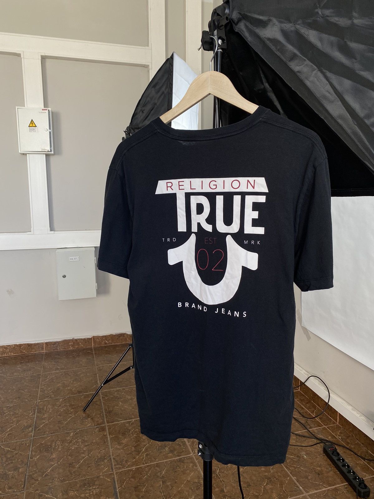 True Religion 🇯🇵 Vintage Y2K True Religion World Tour Big Logo T-Shirt Rare Size US L / EU 52-54 / 3 - 1 Thumbnail