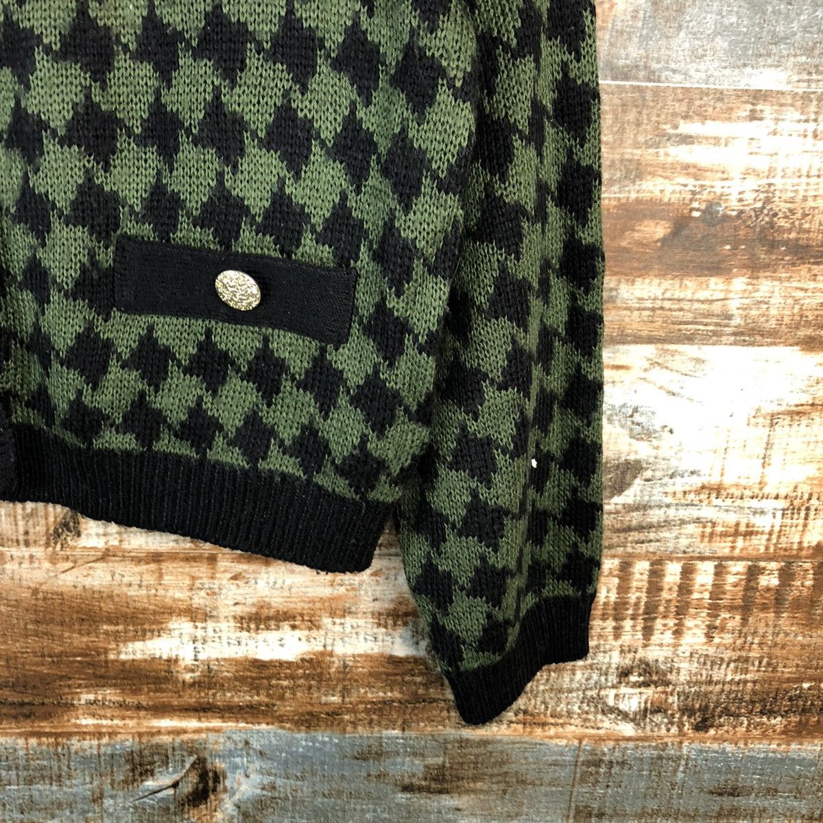Homespun Knitwear × Japanese Brand Still Life japan Green cardigan Knitwear #A1554 Size M / US 6-8 / IT 42-44 - 8 Thumbnail