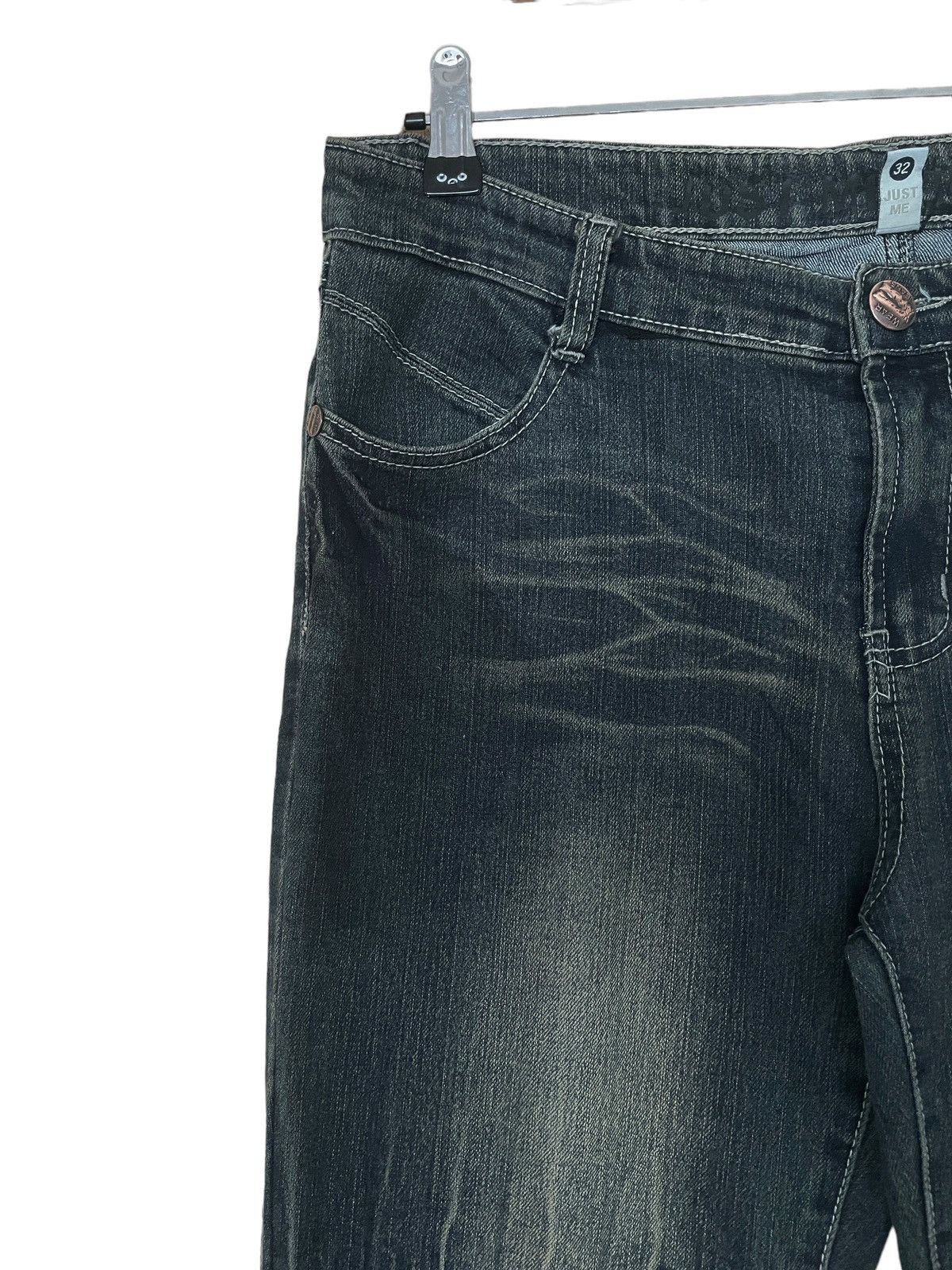 If Six Was Nine × Japanese Brand Vintage Japanese Brand Just Me Flared Jeans 1990s Size US 32 / EU 48 - 3 Thumbnail