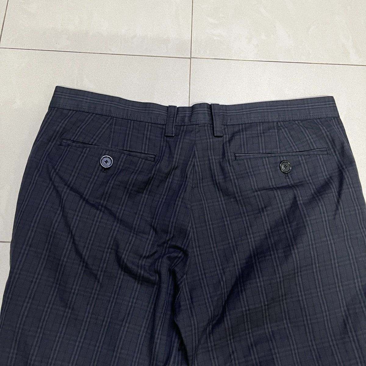 Burberry Vintage Burberry Black Nova Check Pants Size US 32 / EU 48 - 10 Thumbnail