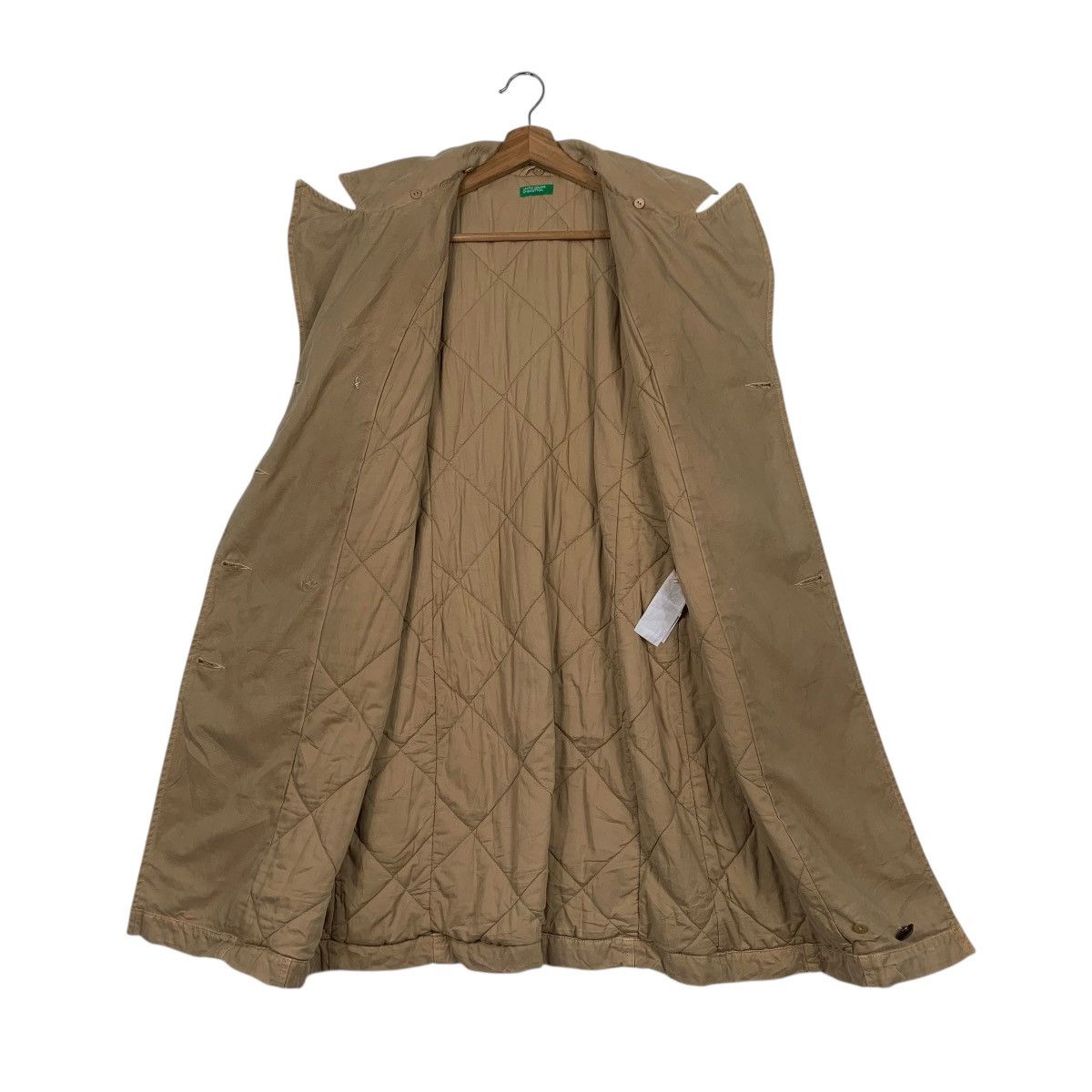 United Colors Of Benetton United Color Of Benetton Double Breasted Trench Coat Size M / US 6-8 / IT 42-44 - 12 Thumbnail