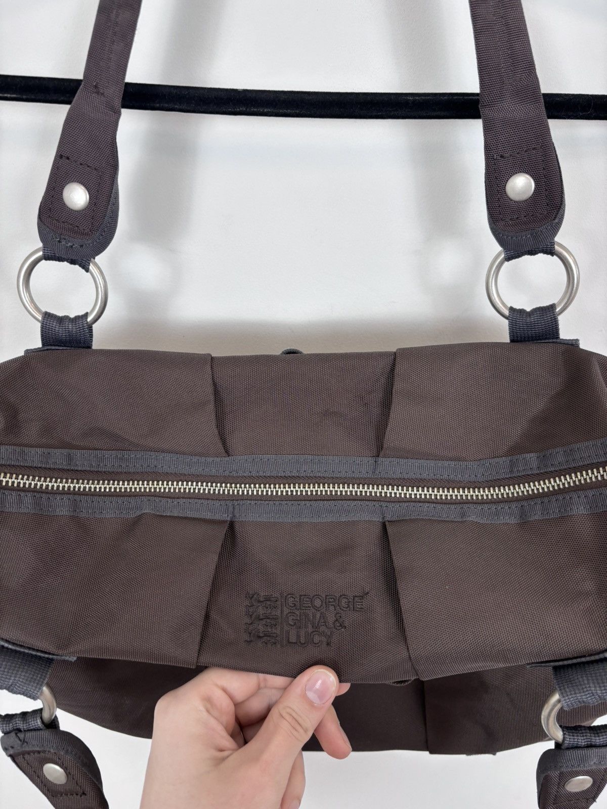 George Gina & Lucy George Gina & Lucy Three Weeks Y2K Brown Shoulder Handle Bag Size ONE SIZE - 17 Thumbnail